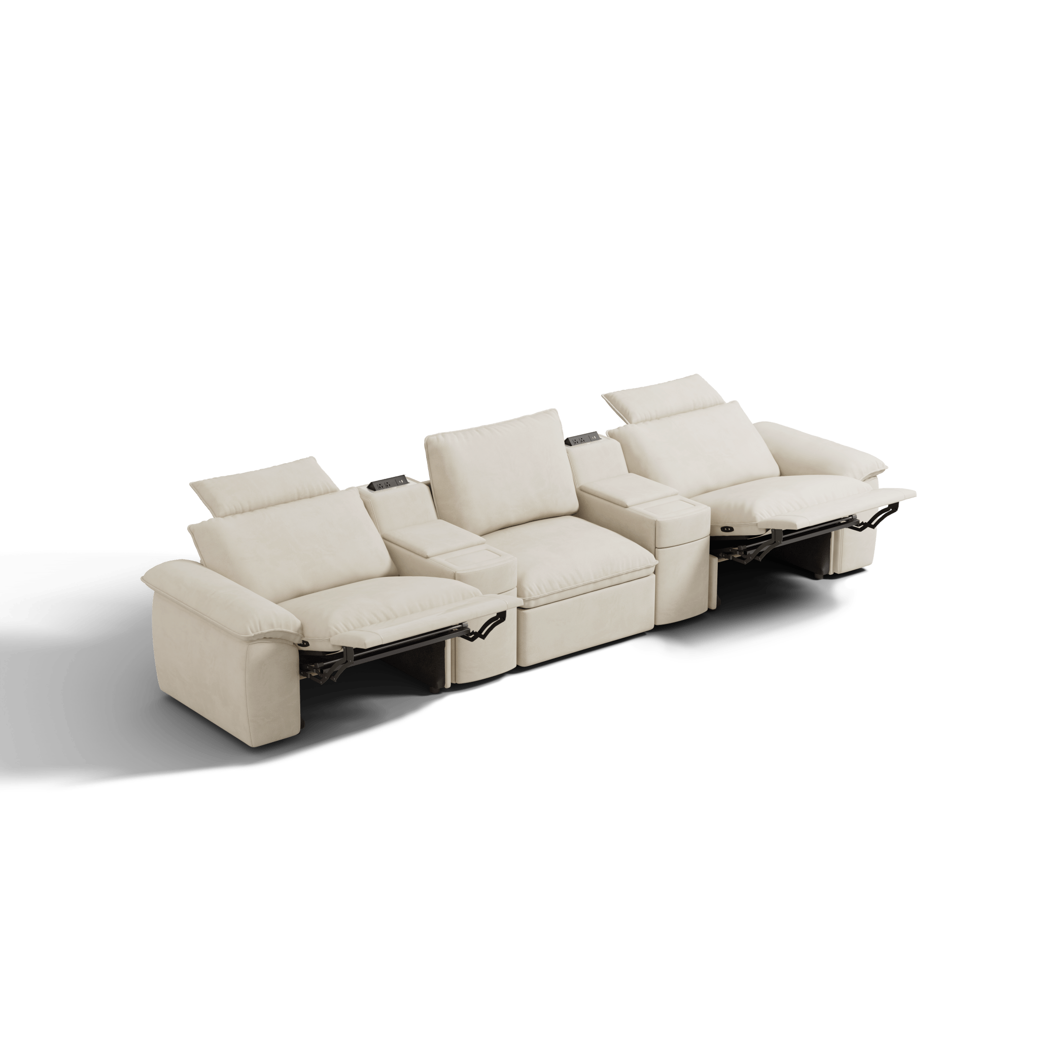 SOMA Prestige 3 Seat, with 2 Recliners & 2 Consoles | Nap Armrests
