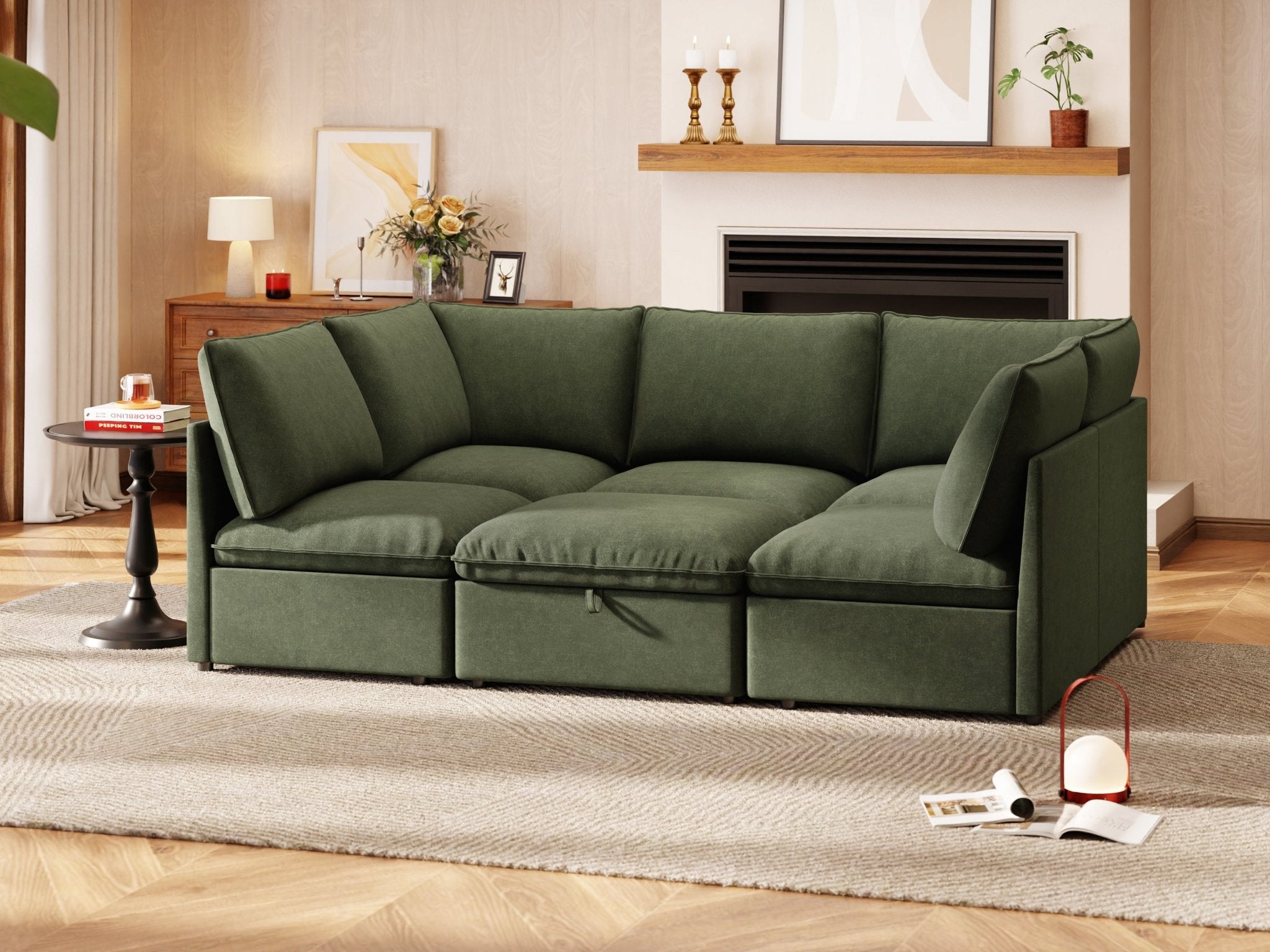 SOMA Origins I 6 Seat Sleeper, with 3 Ottomans