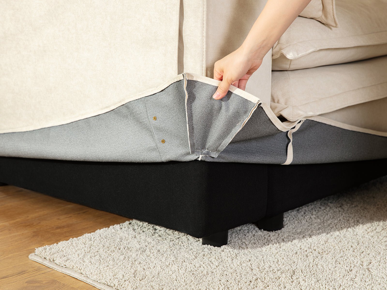 DUETTO Nano - Shield™ Fabric 5 Seats with Ottoman