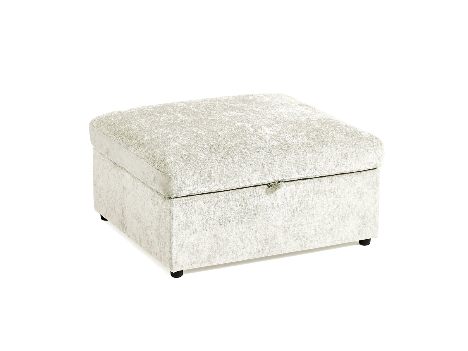 OLAR Chenille Storage Ottoman Module