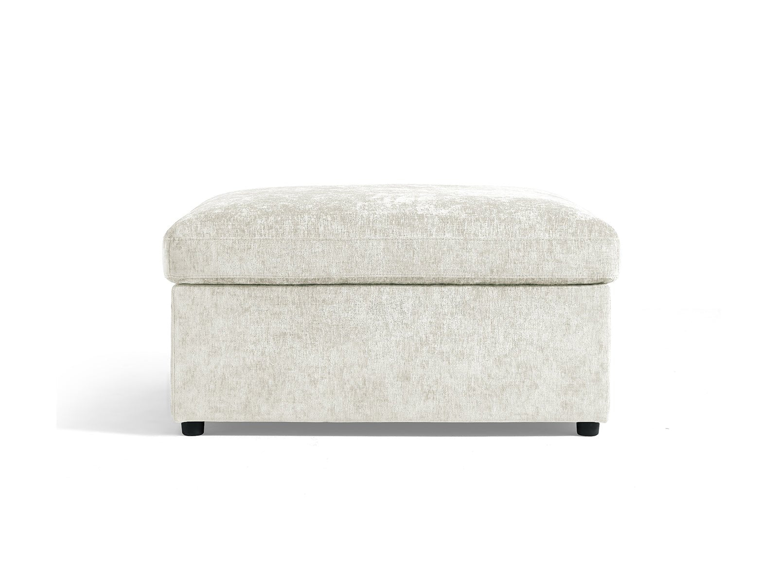 OLAR Chenille Storage Ottoman Module