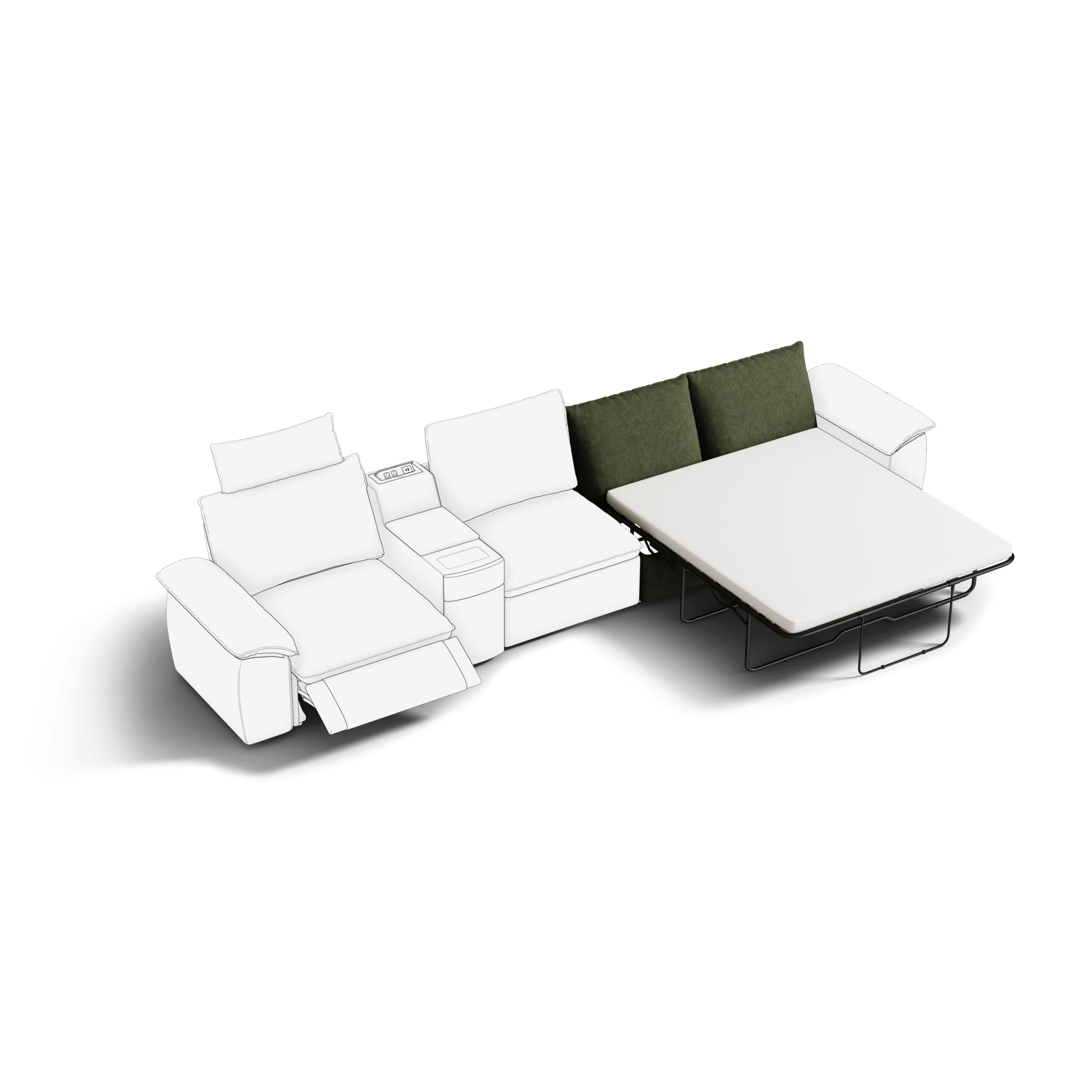 SOMA Hidden 3 - Fold Sofa Bed