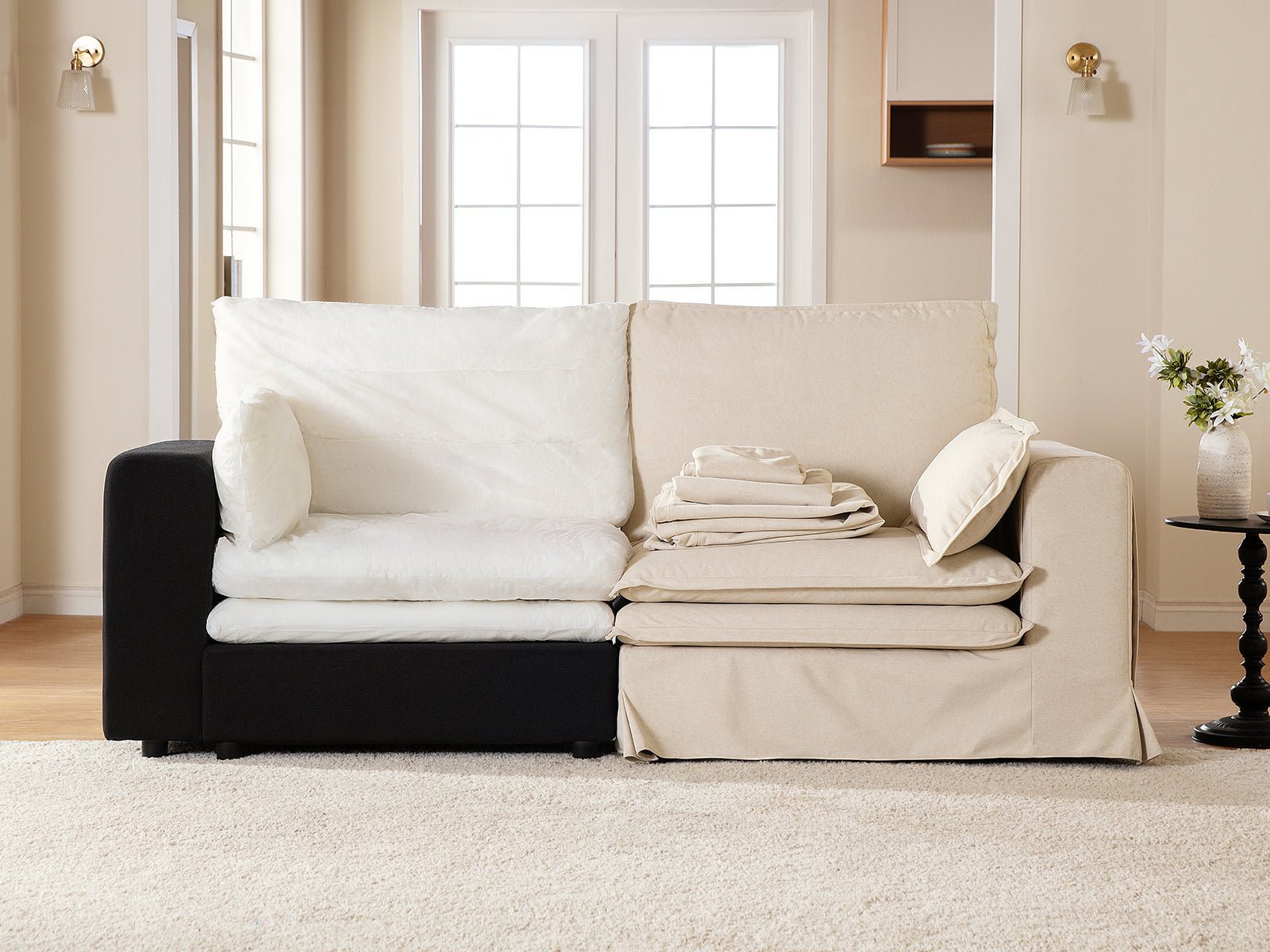 DUETTO Nano - Shield™ Fabric 5 Seats with Ottoman