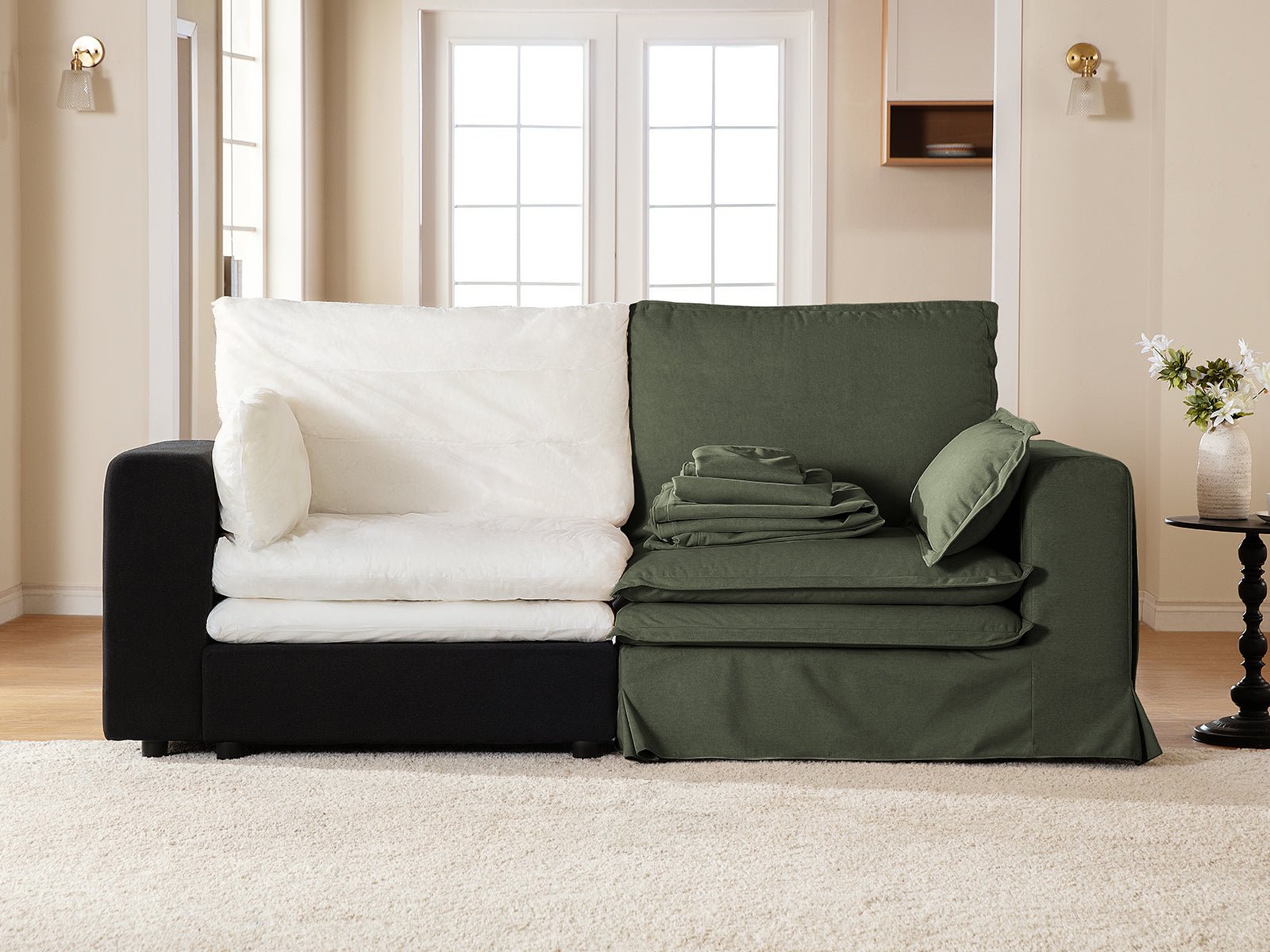 DUETTO Nano - Shield™ Fabric 5 Seats with Ottoman