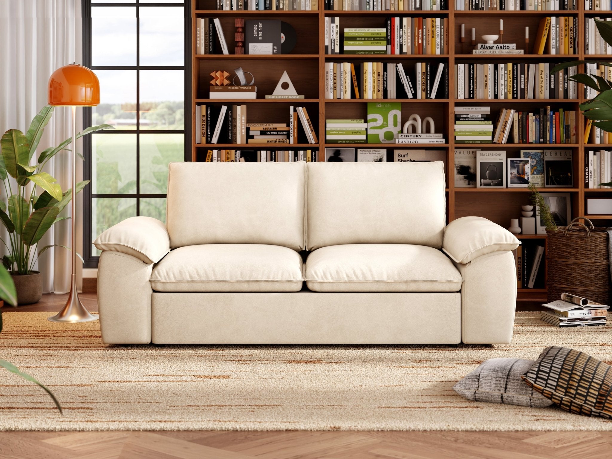 SOMA Retreat I Loveseat with Hidden 3-Fold Guest Bed | Nap Armrests
