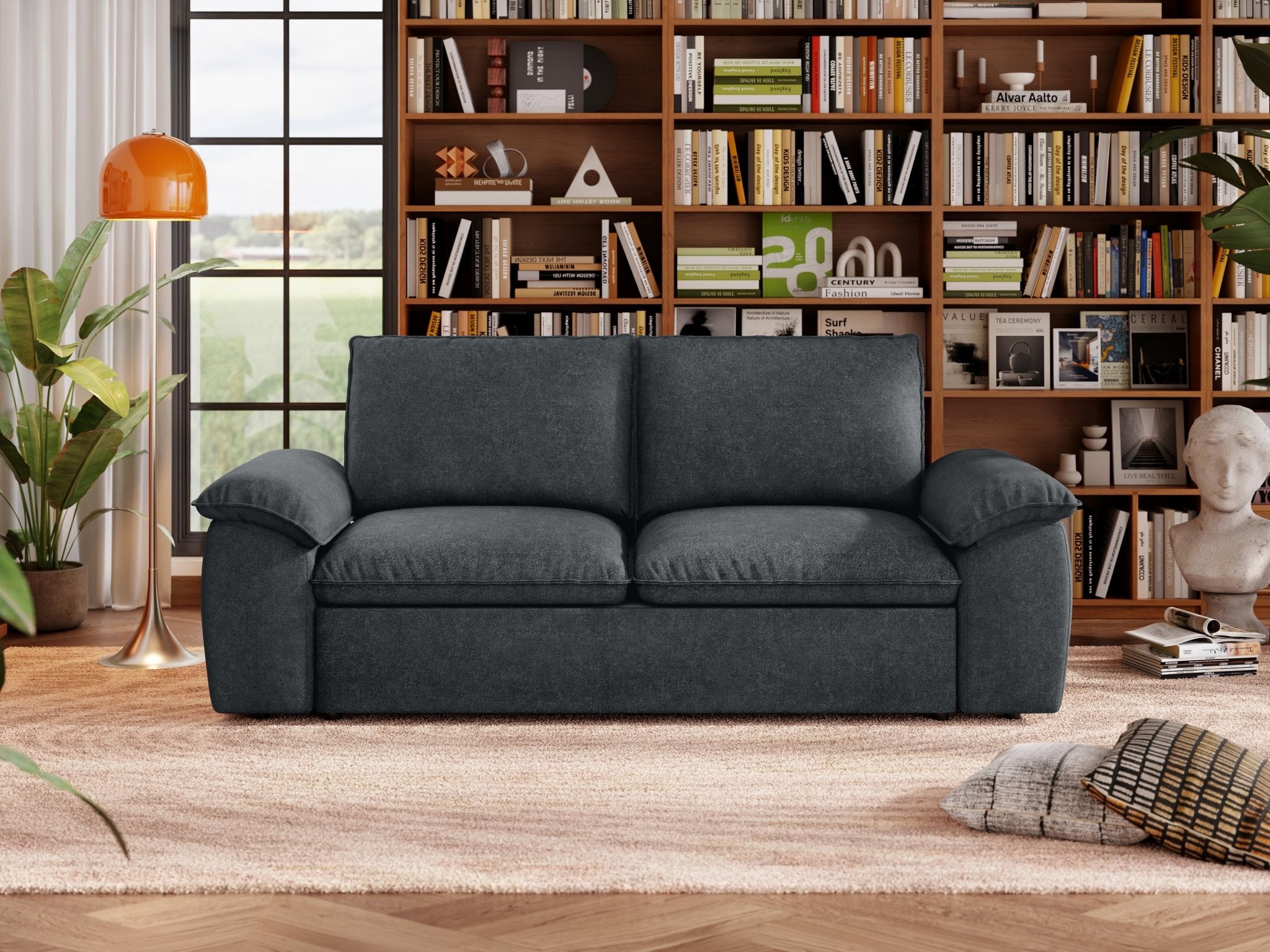 SOMA Retreat I Loveseat with Hidden 3-Fold Guest Bed | Nap Armrests