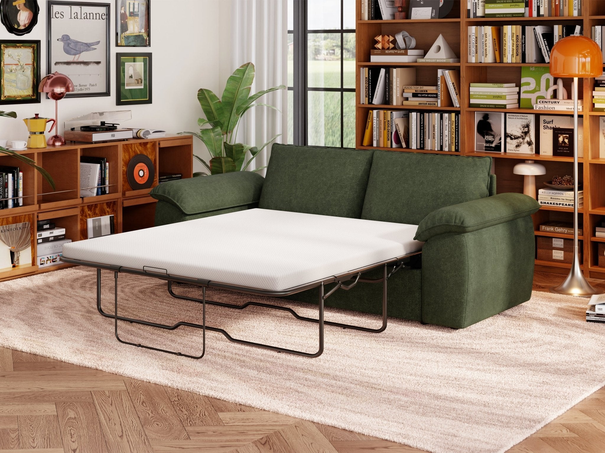 SOMA Retreat I Loveseat with Hidden 3-Fold Guest Bed | Nap Armrests