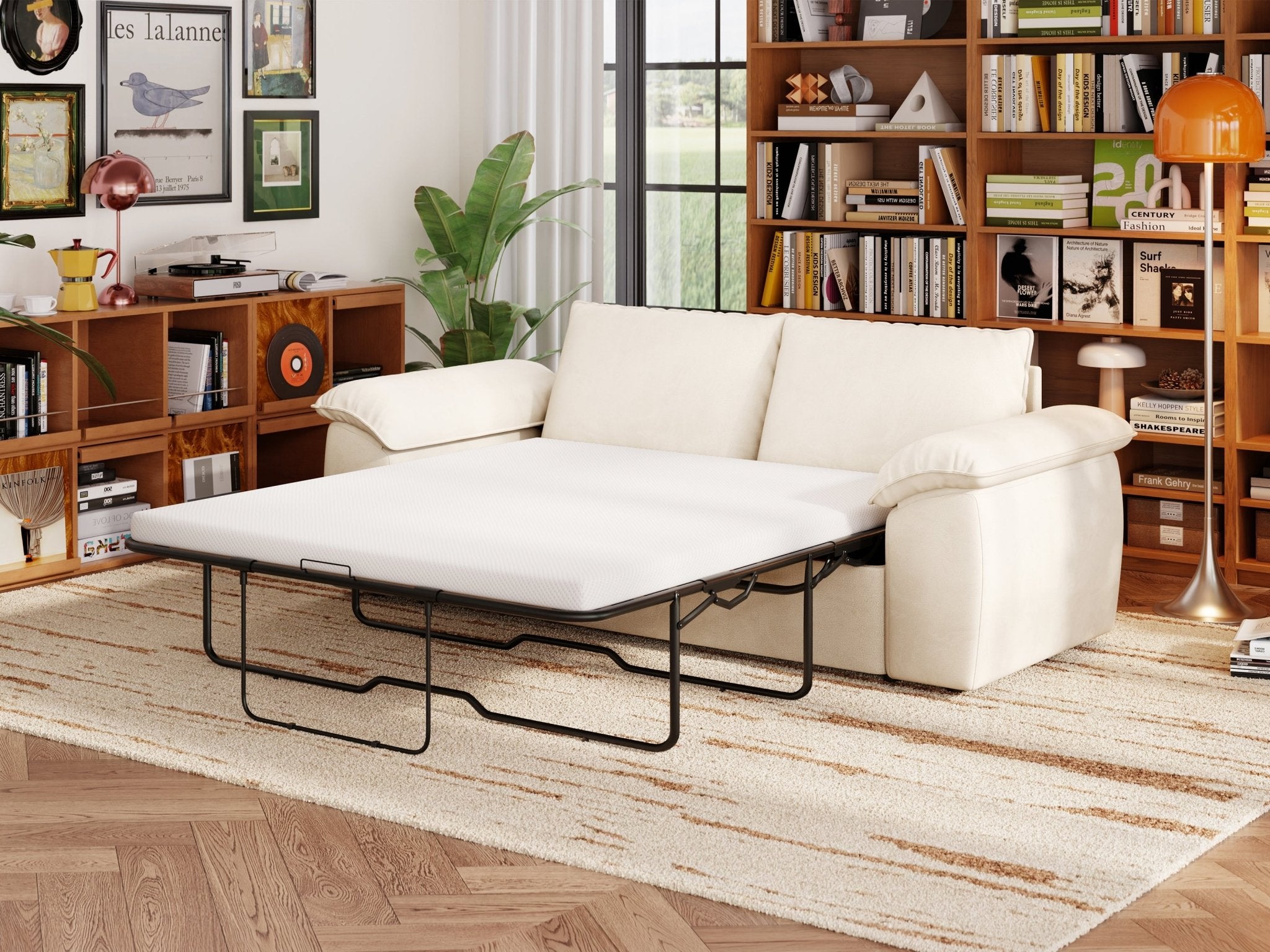 SOMA Retreat I Loveseat with Hidden 3-Fold Guest Bed | Nap Armrests