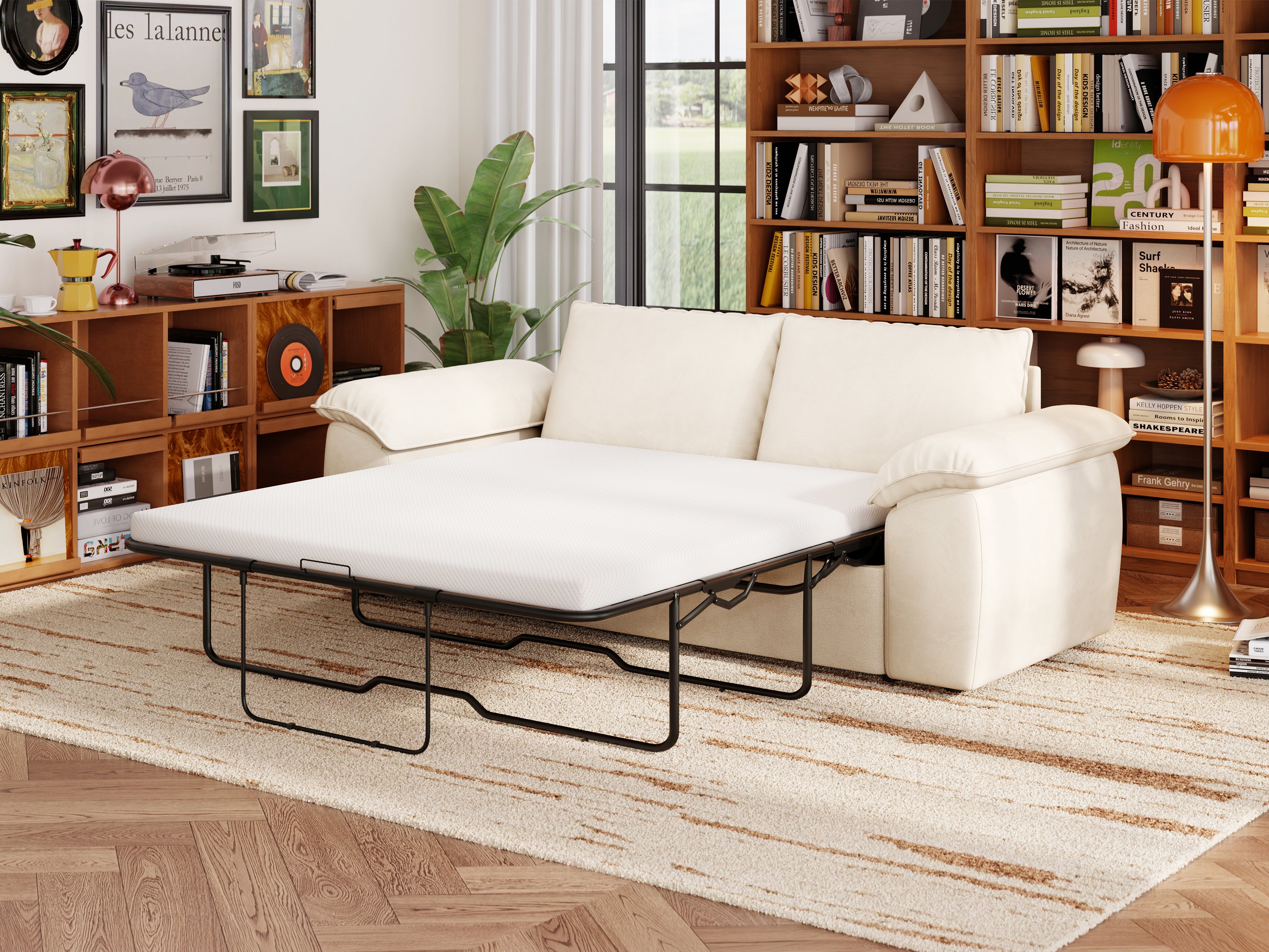 SOMA Retreat I Loveseat with Hidden 3-Fold Guest Bed | Nap Armrests