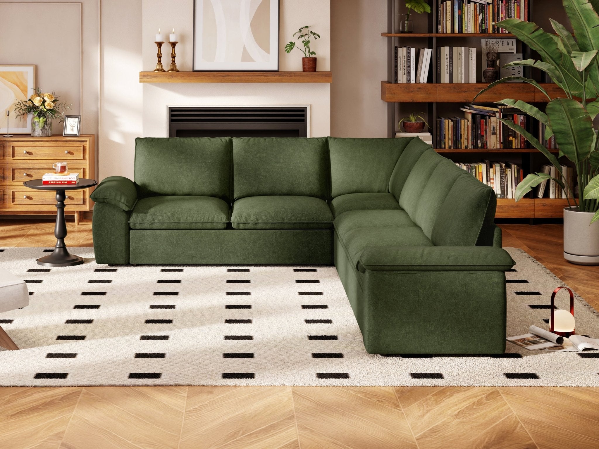 SOMA Retreat I 5 Seat V - shaped, with Hidden Guest Bed | Nap Armrests