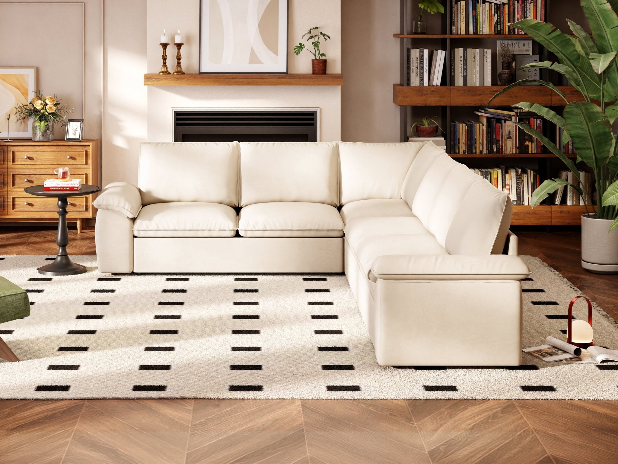 SOMA Retreat I 5 Seat V - shaped, with Hidden Guest Bed | Nap Armrests