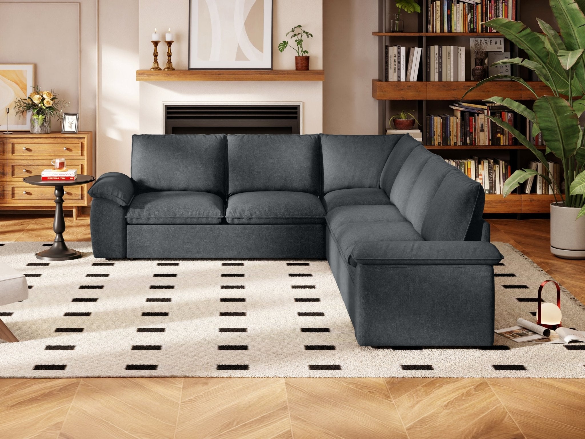 SOMA Retreat I 5 Seat V - shaped, with Hidden Guest Bed | Nap Armrests