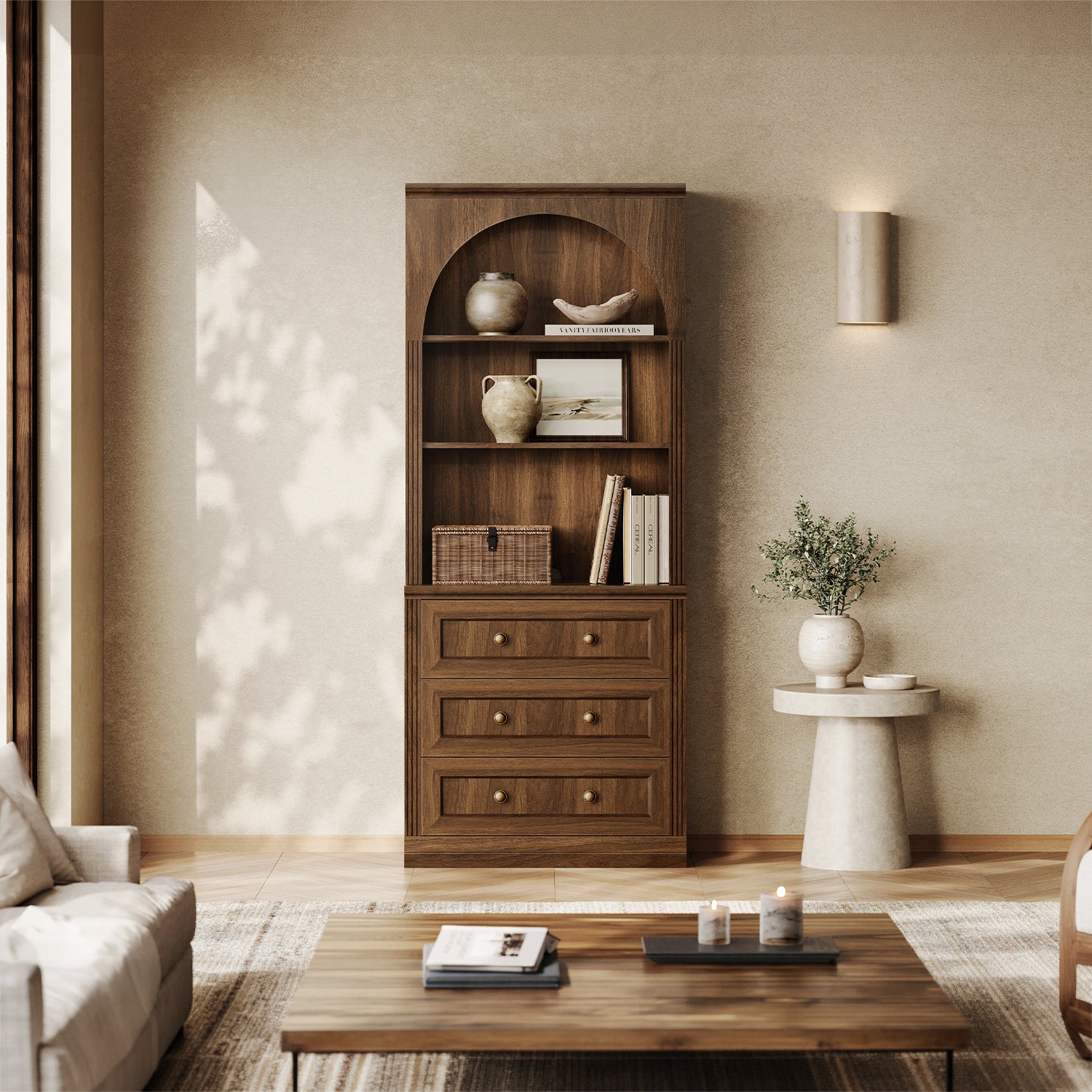 MONOS Tall Cabinet - Flat Top Drawer