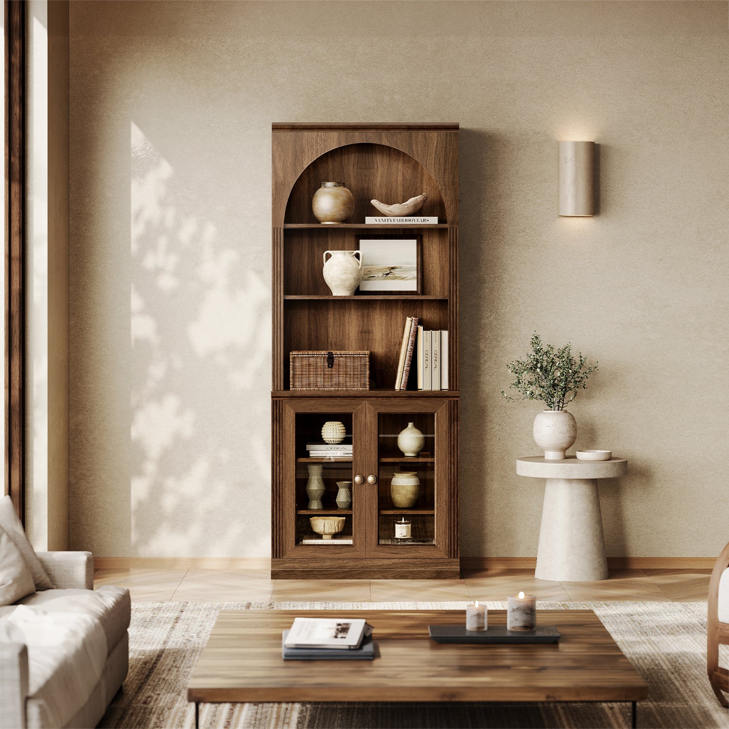 MONOS Tall Cabinet - Flat Top Display
