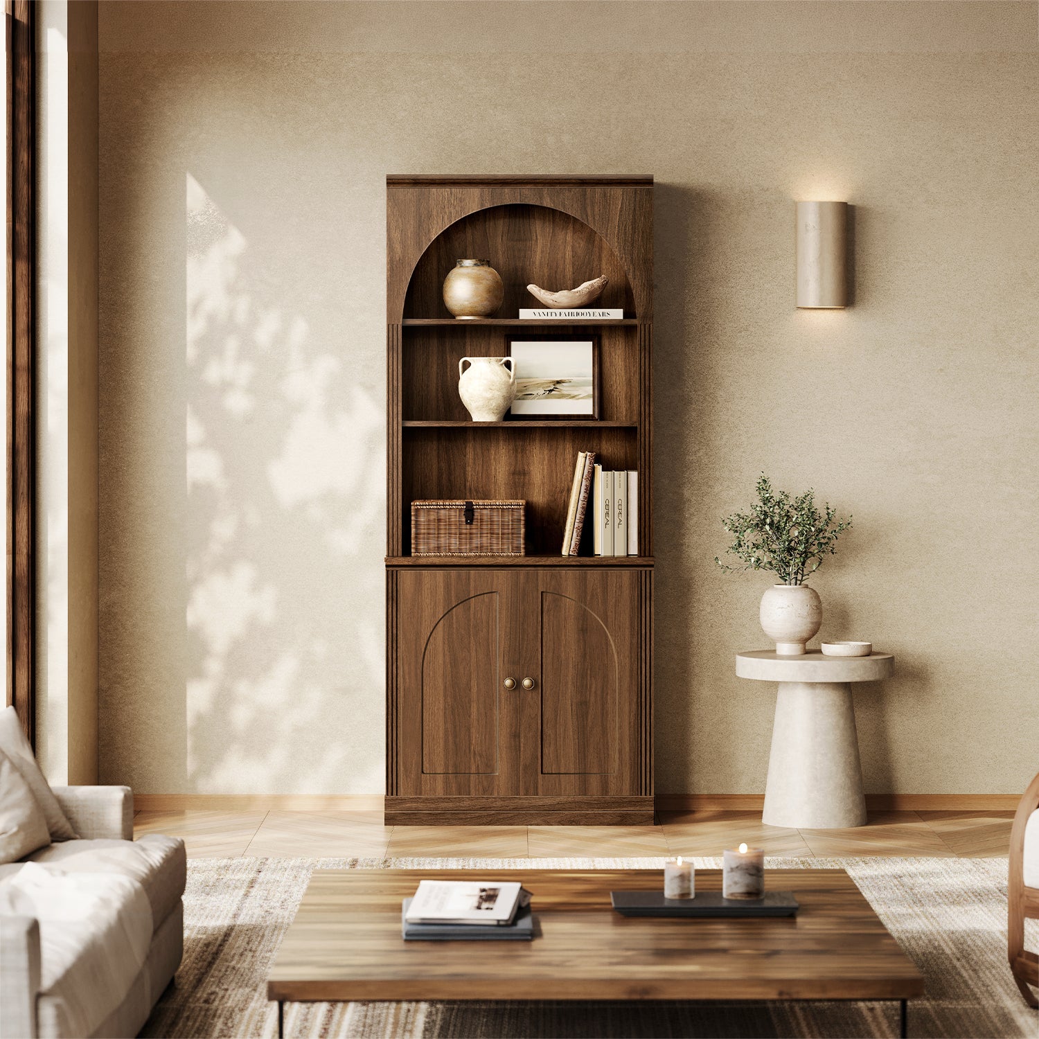 MONOS Tall Cabinet - Flat Top Sideboard