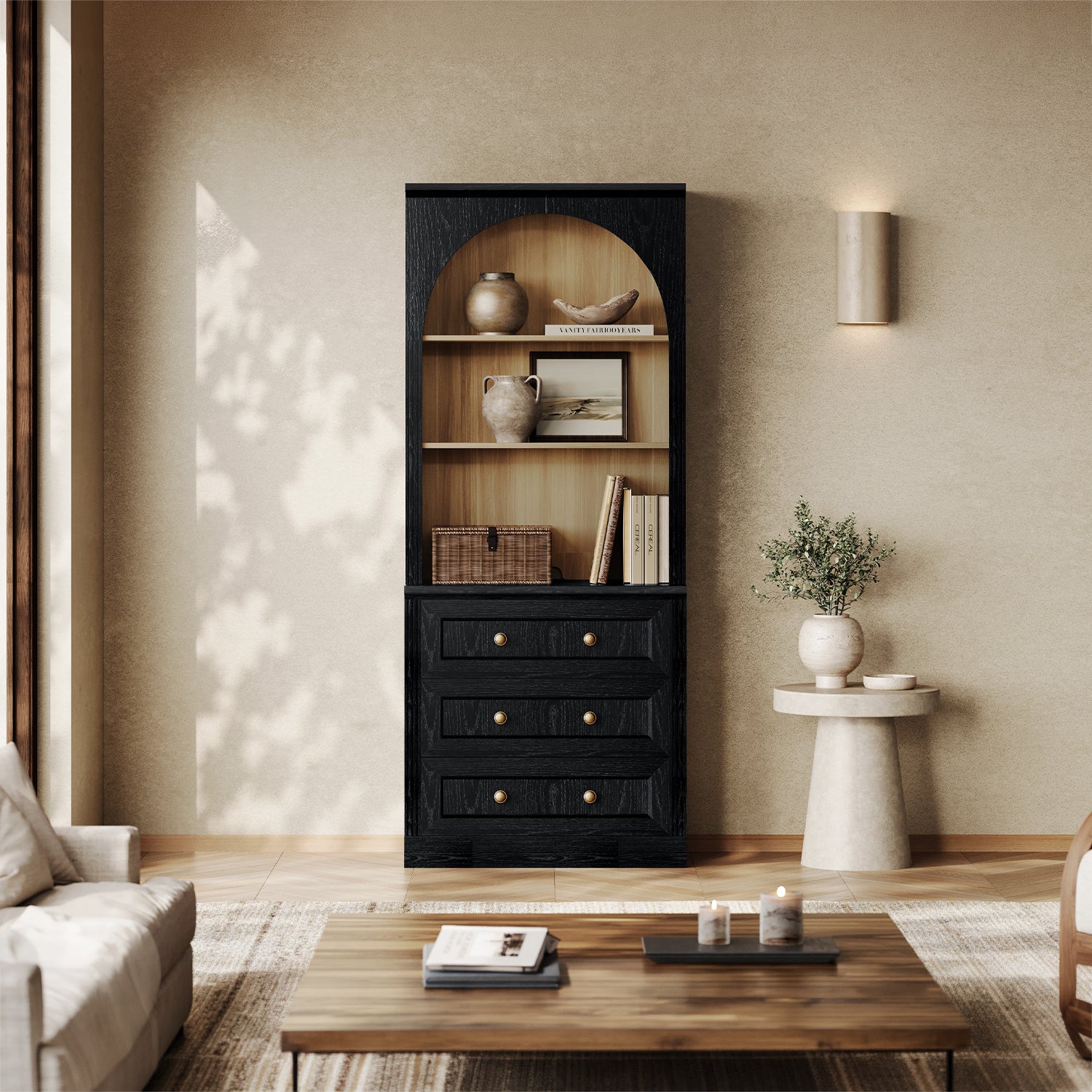 MONOS Tall Cabinet - Flat Top Drawer