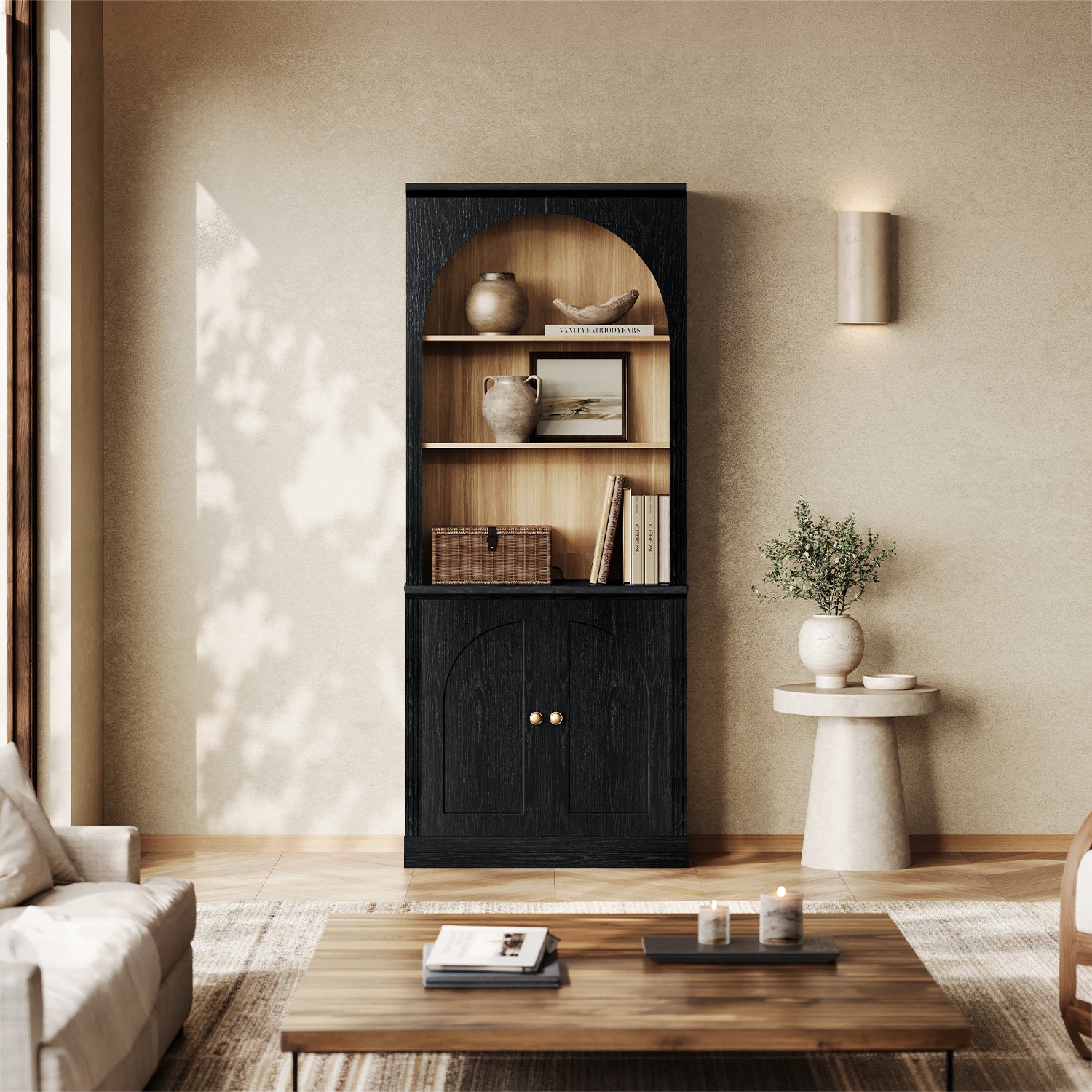 MONOS Tall Cabinet - Flat Top Sideboard
