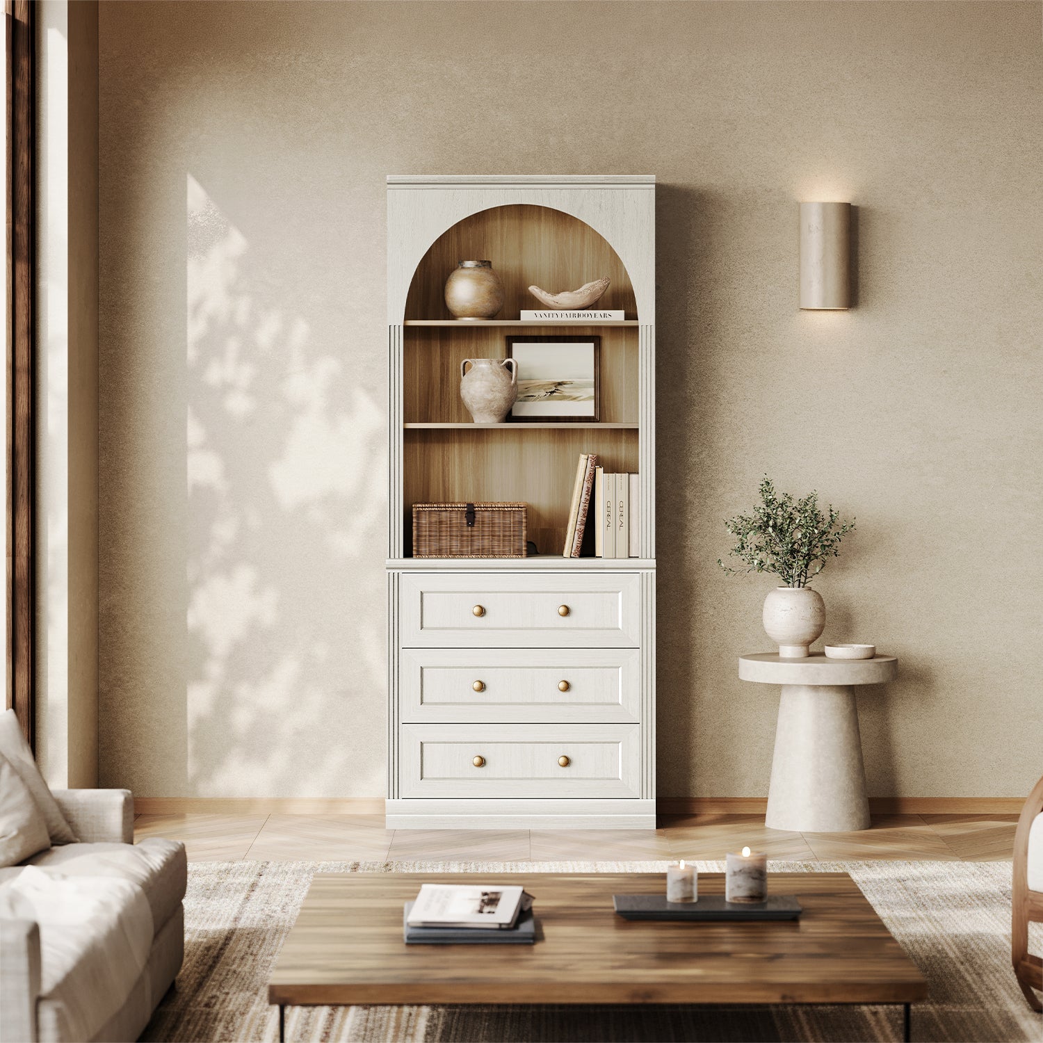 MONOS Tall Cabinet - Flat Top Drawer