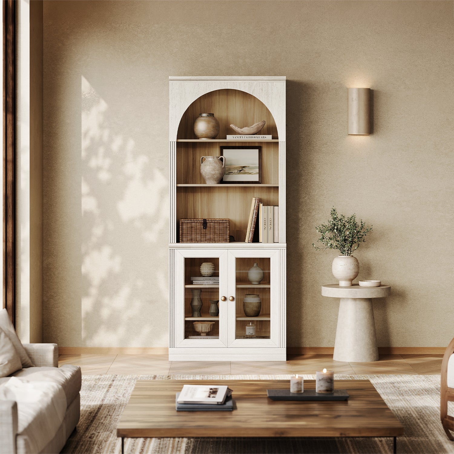 MONOS Tall Cabinet - Flat Top Display