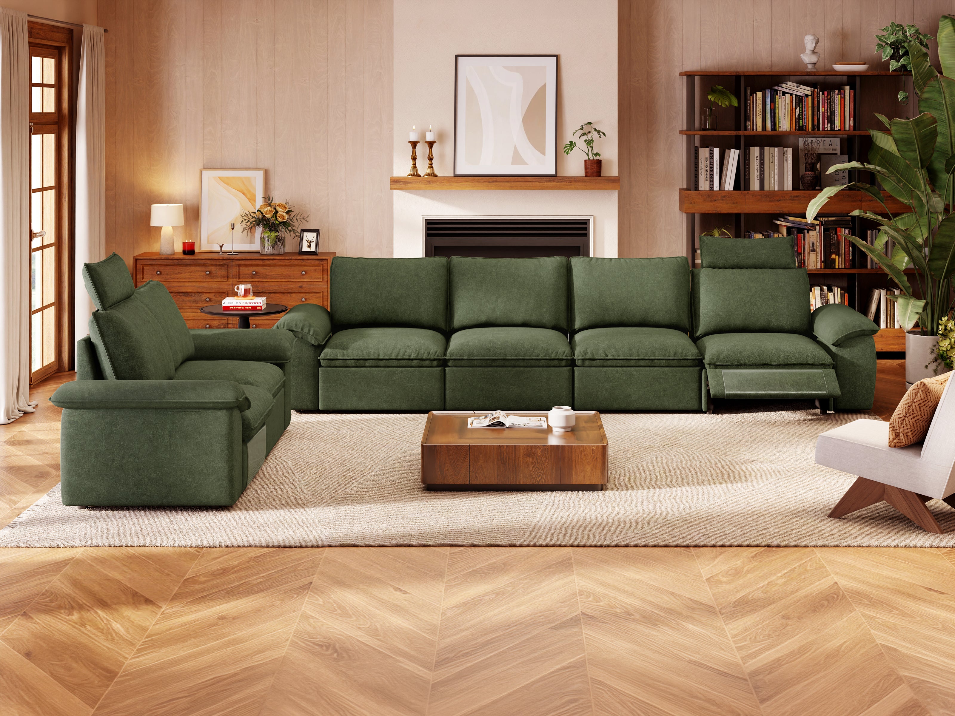 SOMA Bundles 6 Seat Recliner | Nap Armrests