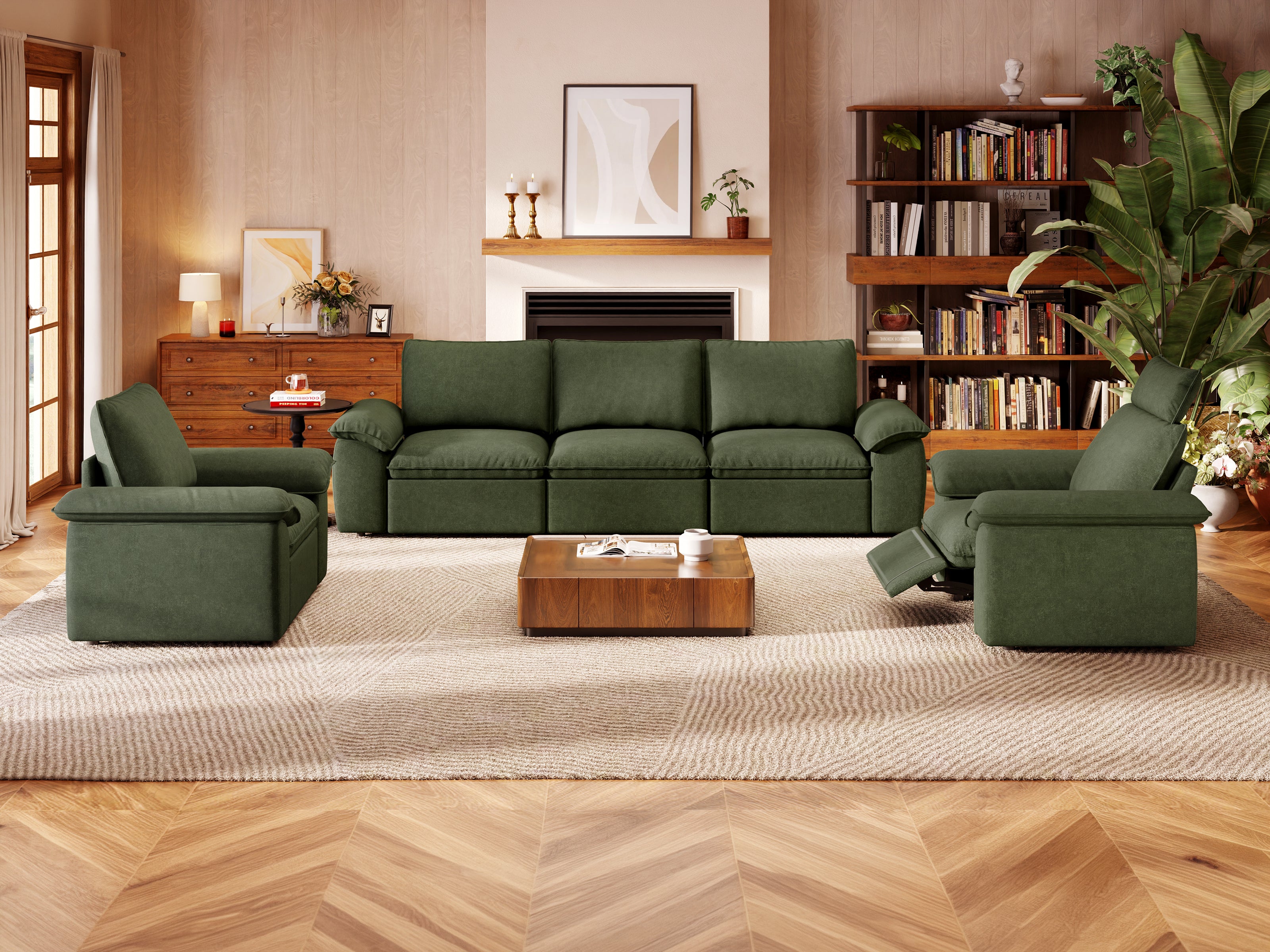 SOMA Bundles 5 Seat Recliner for Guesting Room| Nap Armrests