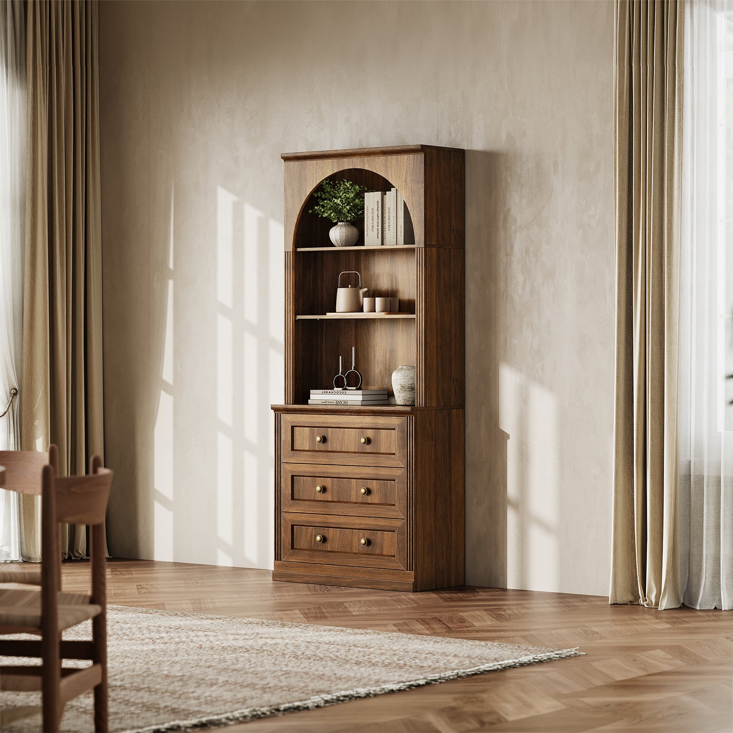 MONOS Tall Cabinet - Flat Top Drawer