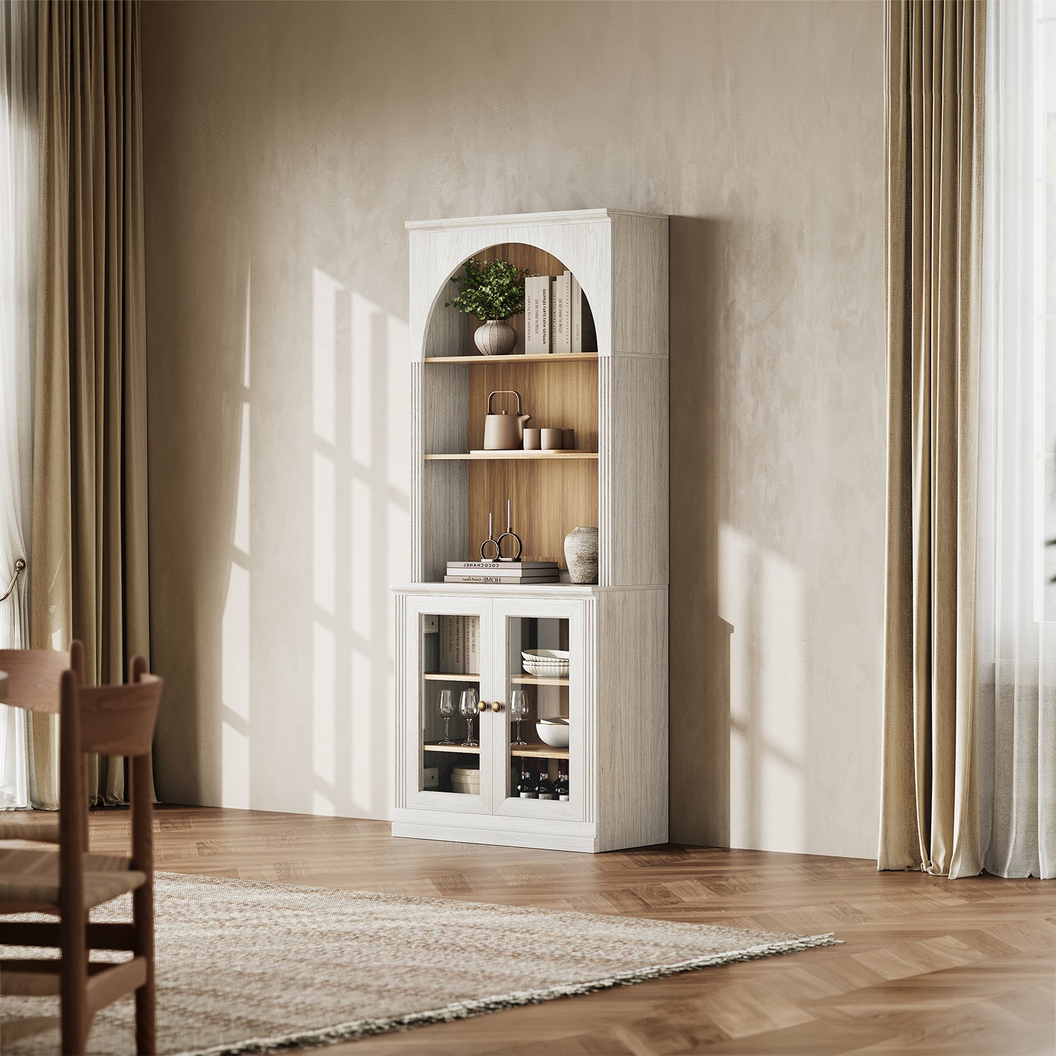 MONOS Tall Cabinet - Flat Top Display