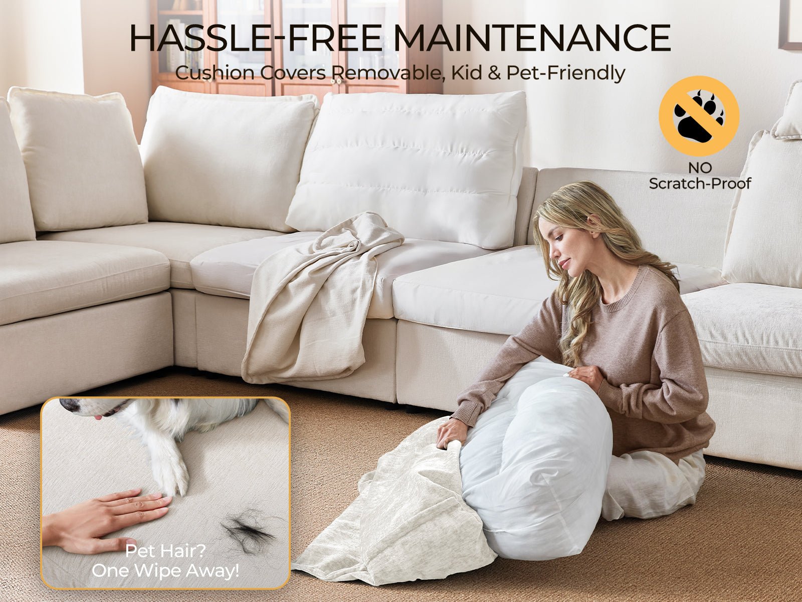 OLAR I 3 Seats with Ottoman