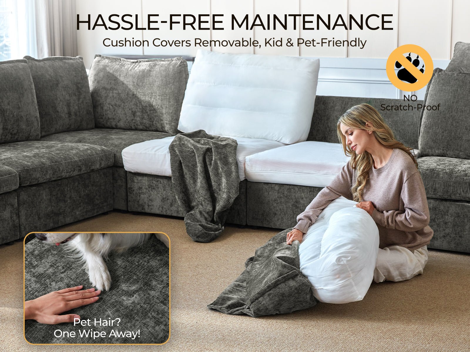 OLAR II 2 Seats with Console Table & Power Recliner