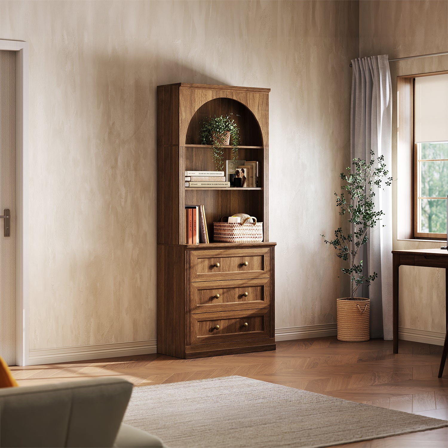 MONOS Tall Cabinet - Flat Top Drawer