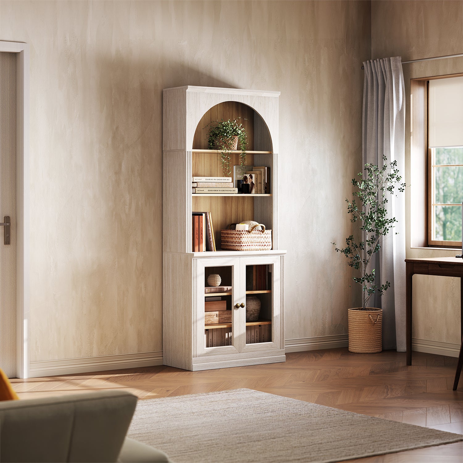 MONOS Tall Cabinet - Flat Top Display