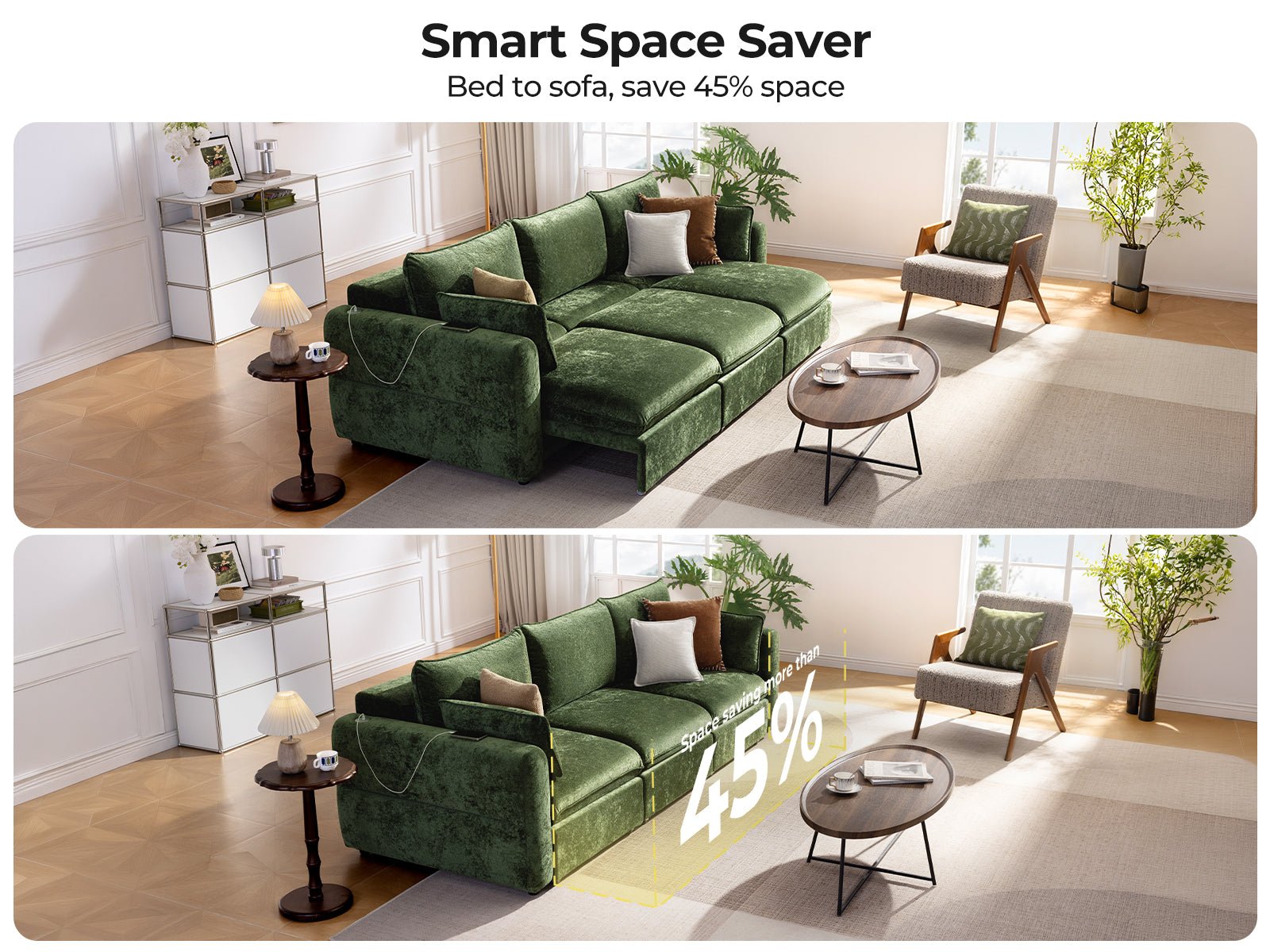 DOVA Oversized Electric Extendable Sofa Bed
