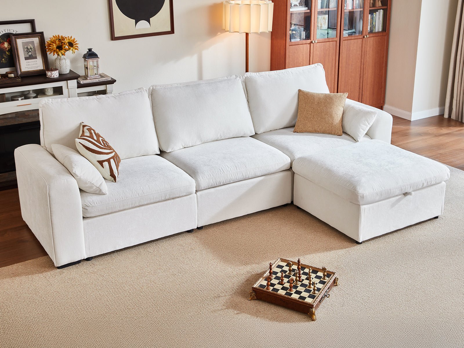 OLAR I 3 Seats with Ottoman