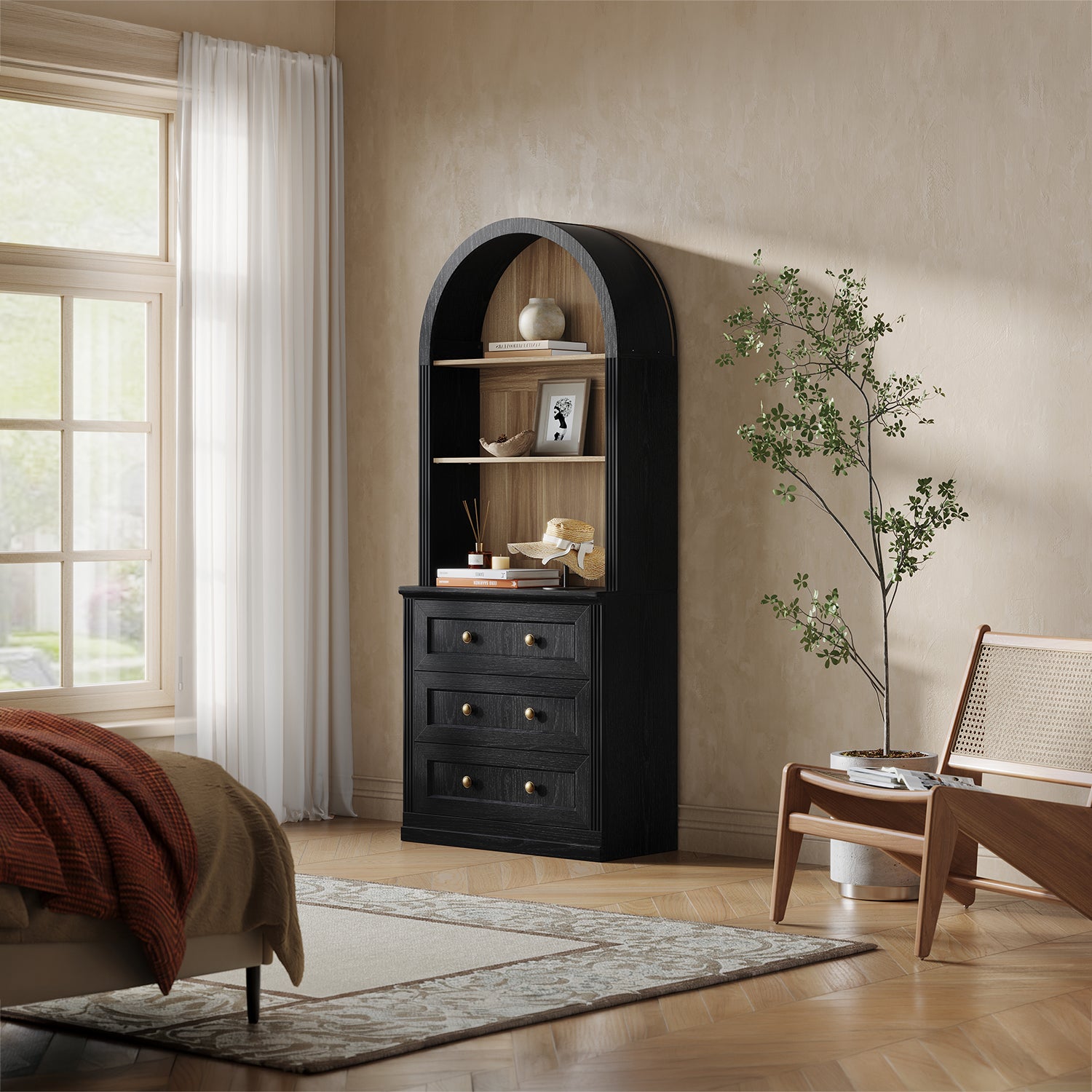 MONOS Tall Cabinet - Arch Top Drawer