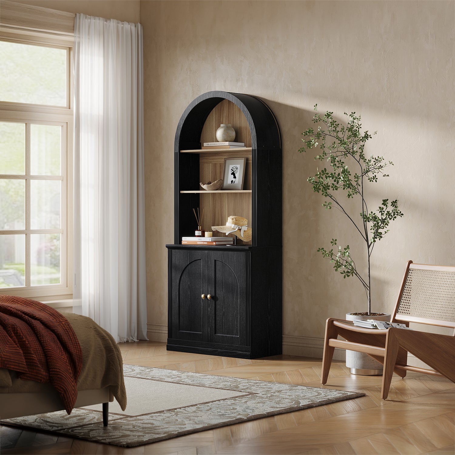 MONOS Tall Cabinet - Arch Top Sideboard