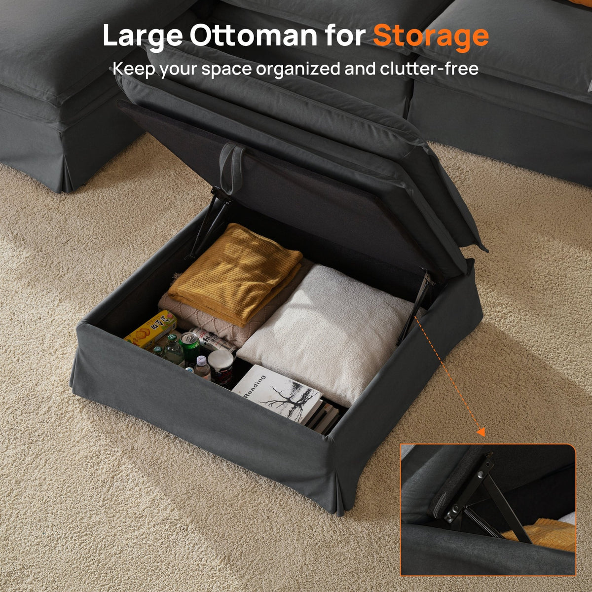 DUETTO Nano-Shield™ Fabric 6 Seats Sleeper