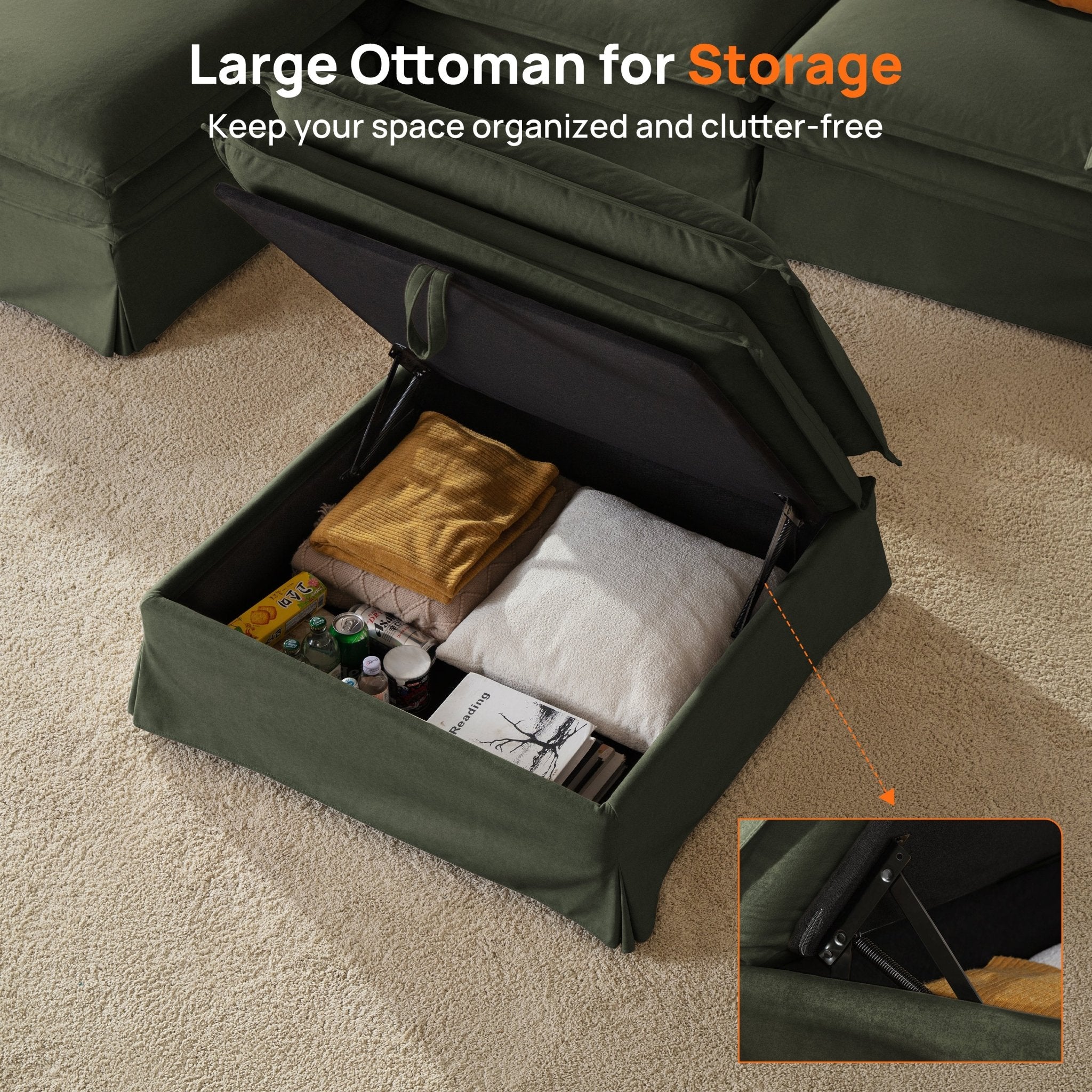 DUETTO Nano-Shield™ Fabric 6 Seats Sleeper