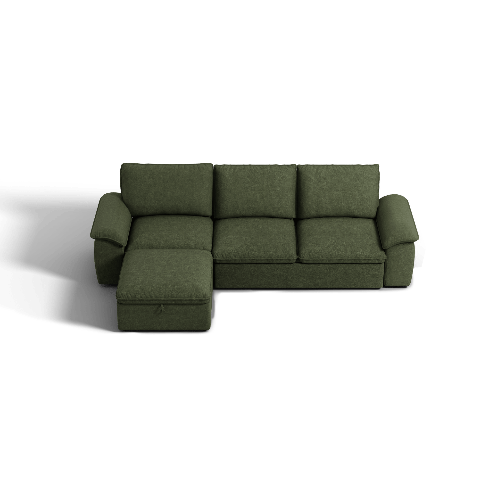 SOMA Retreat II 4 Seat L - shaped, with Hidden One - pull Guest Bed | Nap Armrests