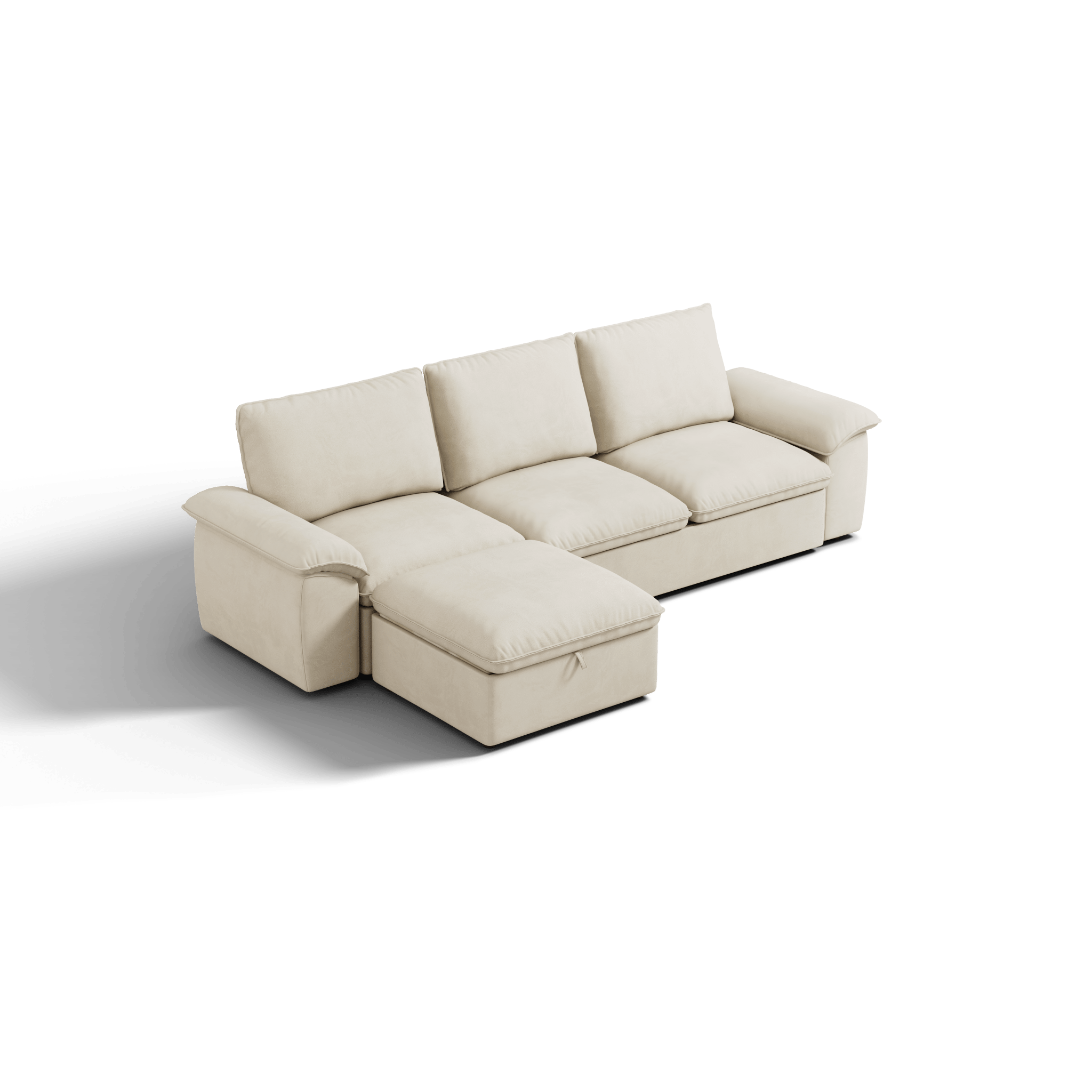 SOMA Retreat II 4 Seat L - shaped, with Hidden One - pull Guest Bed | Nap Armrests