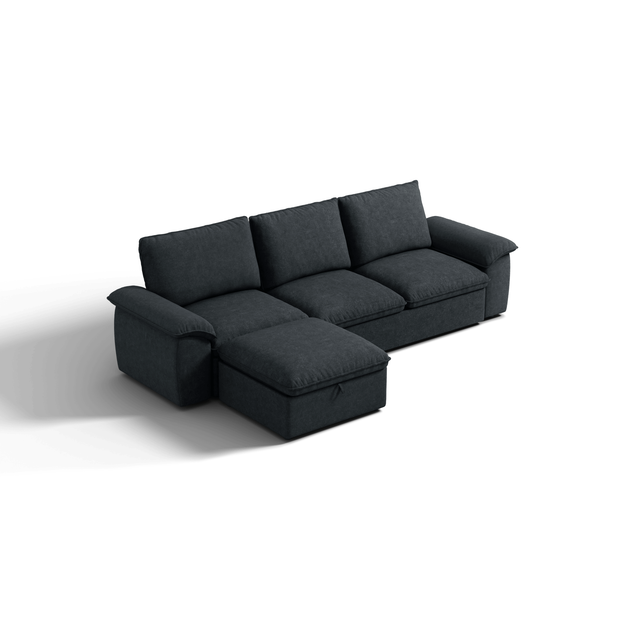 SOMA Retreat II 4 Seat L - shaped, with Hidden One - pull Guest Bed | Nap Armrests