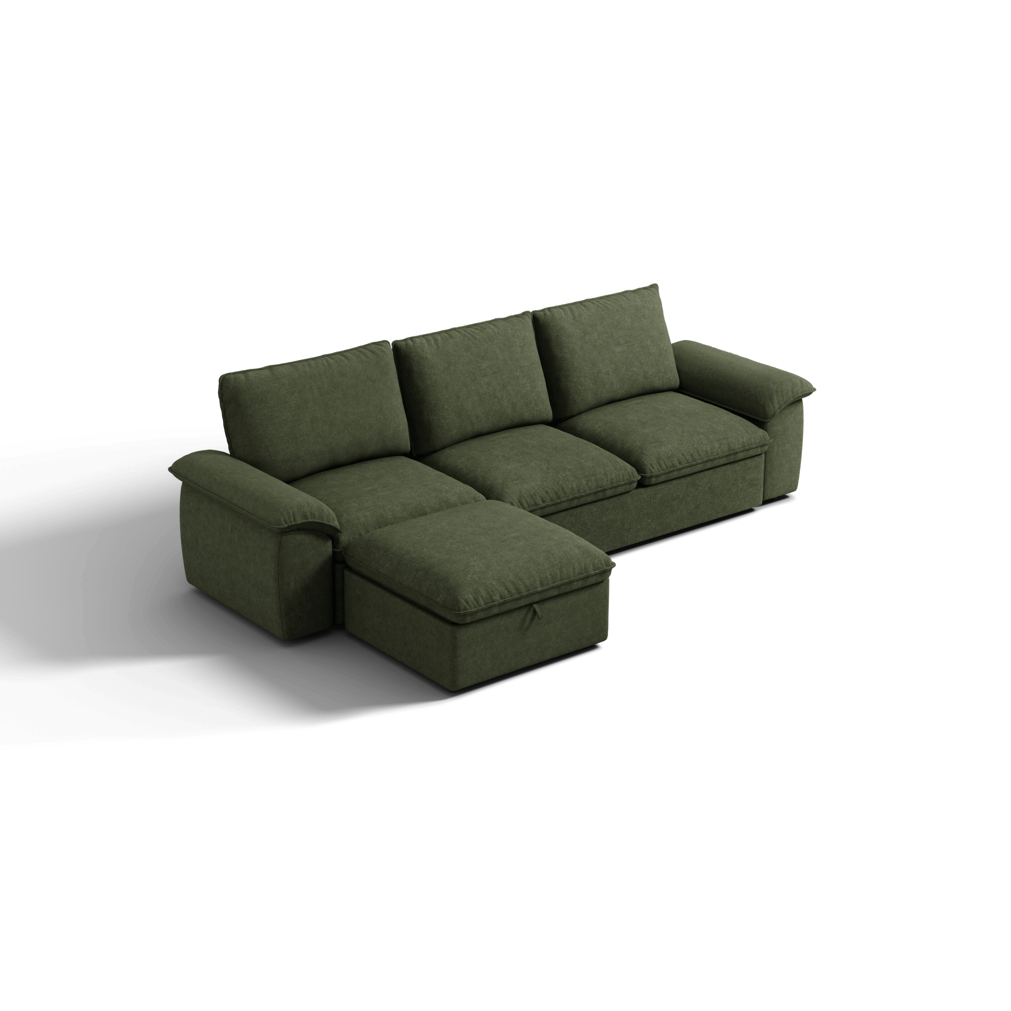 SOMA Retreat II 4 Seat L - shaped, with Hidden One - pull Guest Bed | Nap Armrests