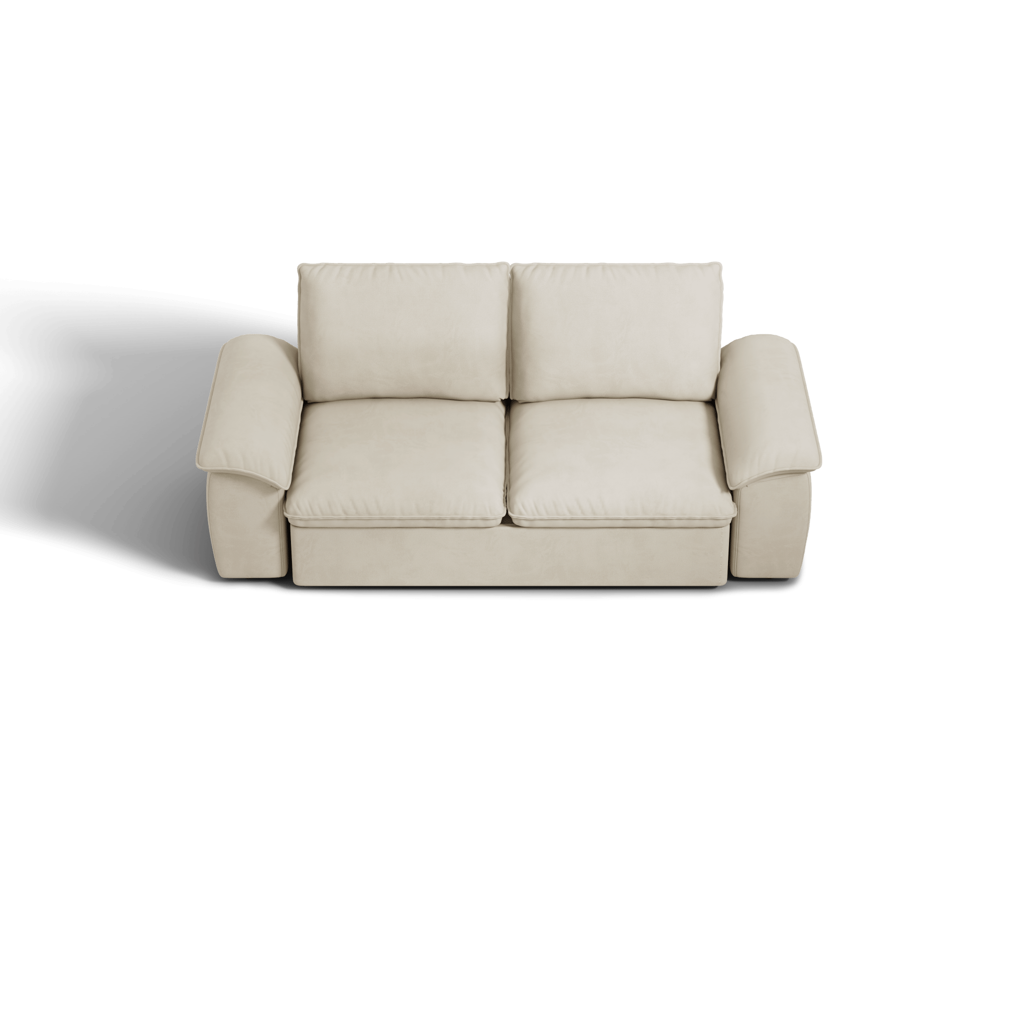 SOMA Retreat II Loveseat with Hidden One - pull Guest Bed | Nap Armrests