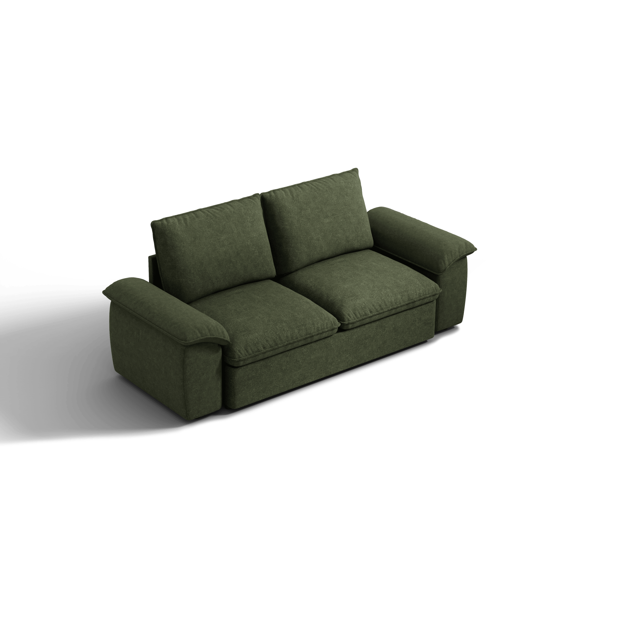 SOMA Retreat II Loveseat with Hidden One - pull Guest Bed | Nap Armrests