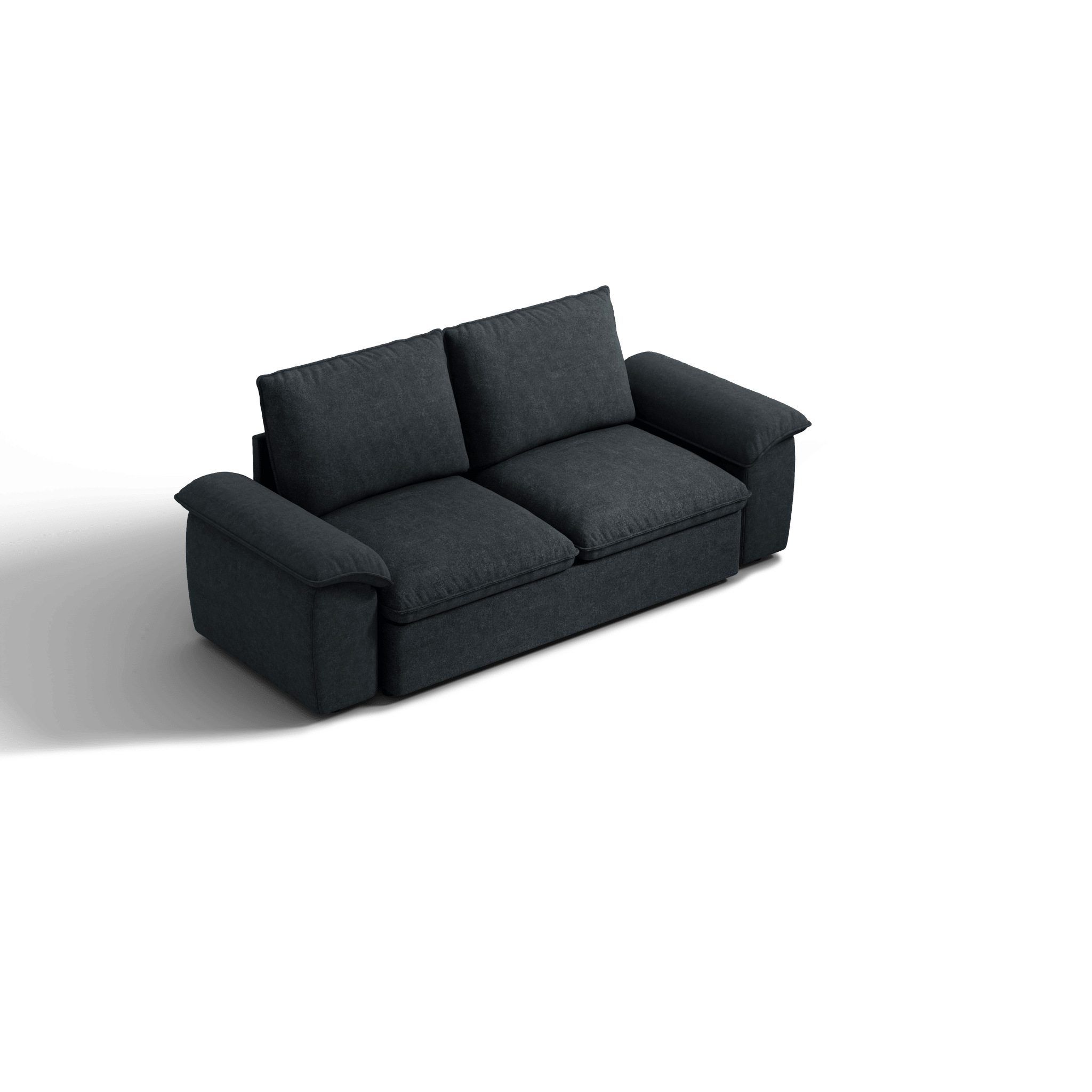SOMA Retreat II Loveseat with Hidden One - pull Guest Bed | Nap Armrests