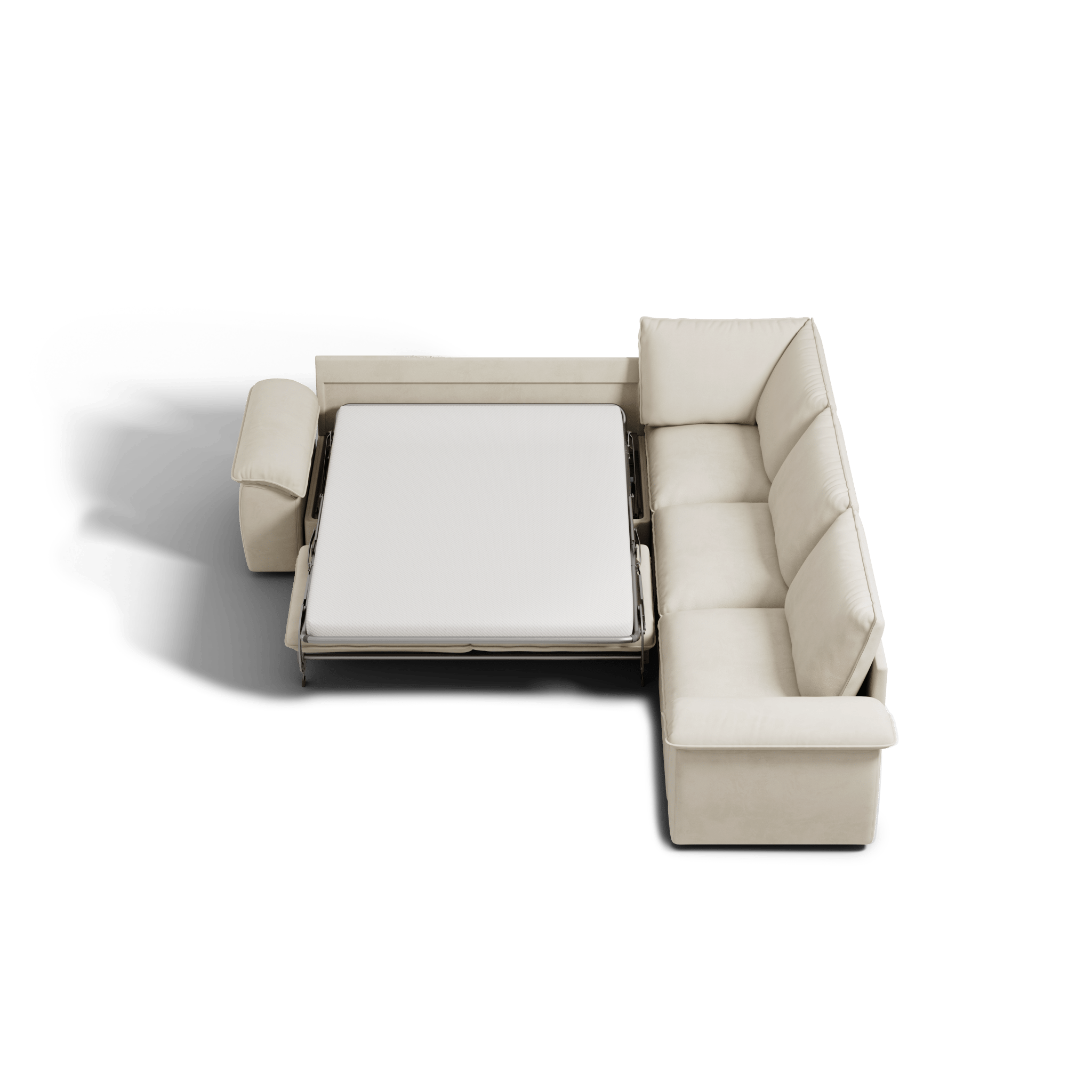 SOMA Retreat II 5 Seat V - shaped, with Hidden One - pull Guest Bed | Nap Armrests