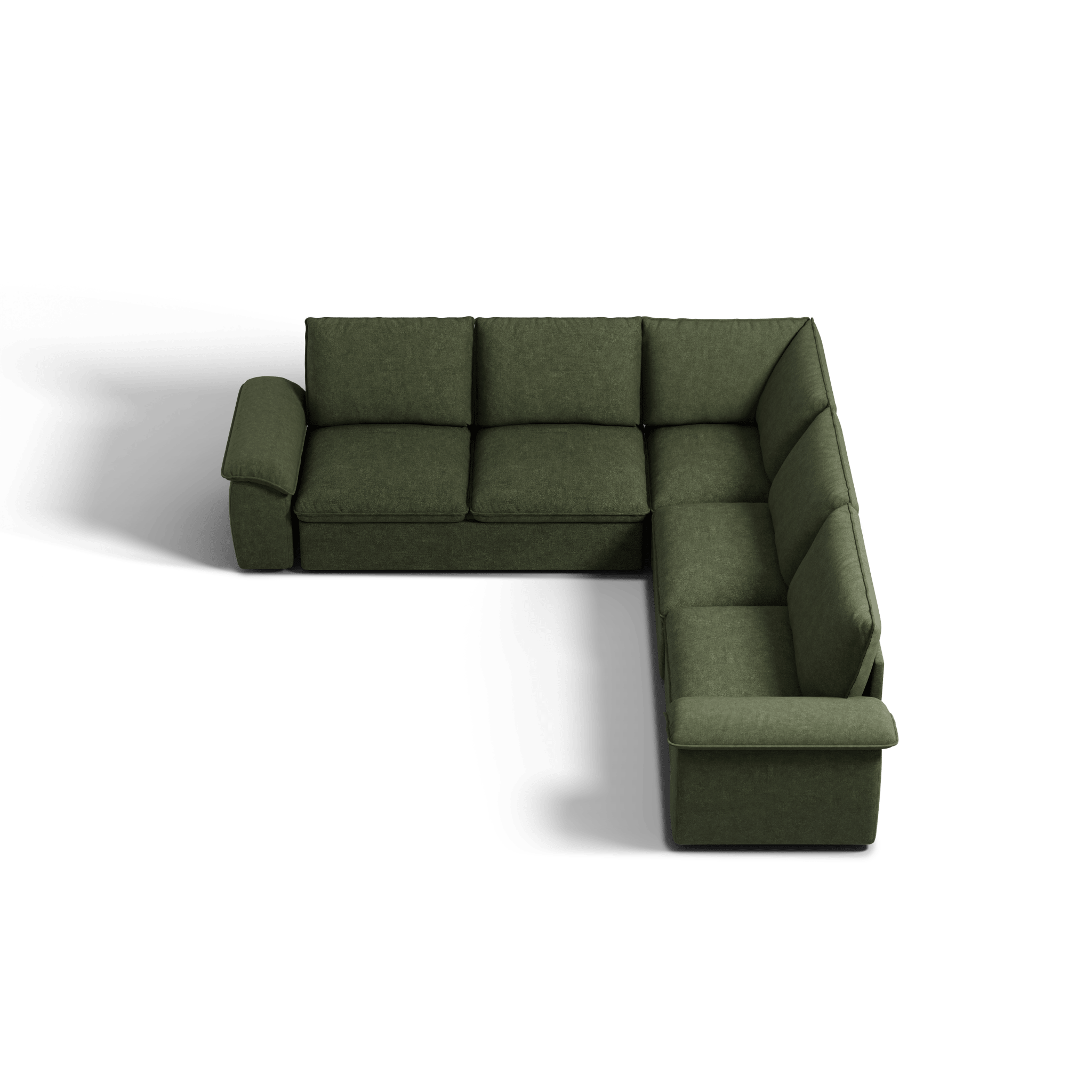 SOMA Retreat II 5 Seat V - shaped, with Hidden One - pull Guest Bed | Nap Armrests