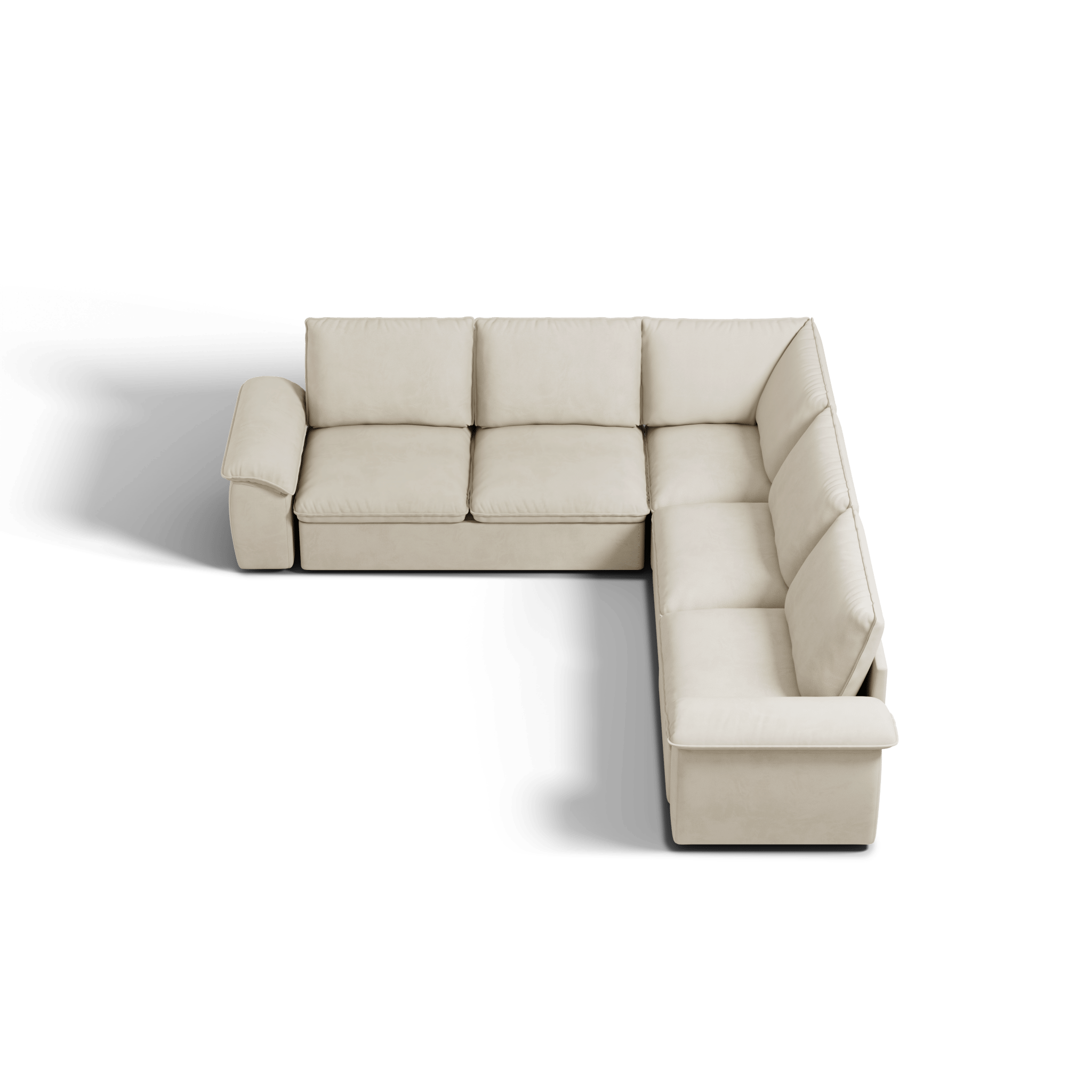 SOMA Retreat I 5 Seat V - shaped, with Hidden Guest Bed | Nap Armrests