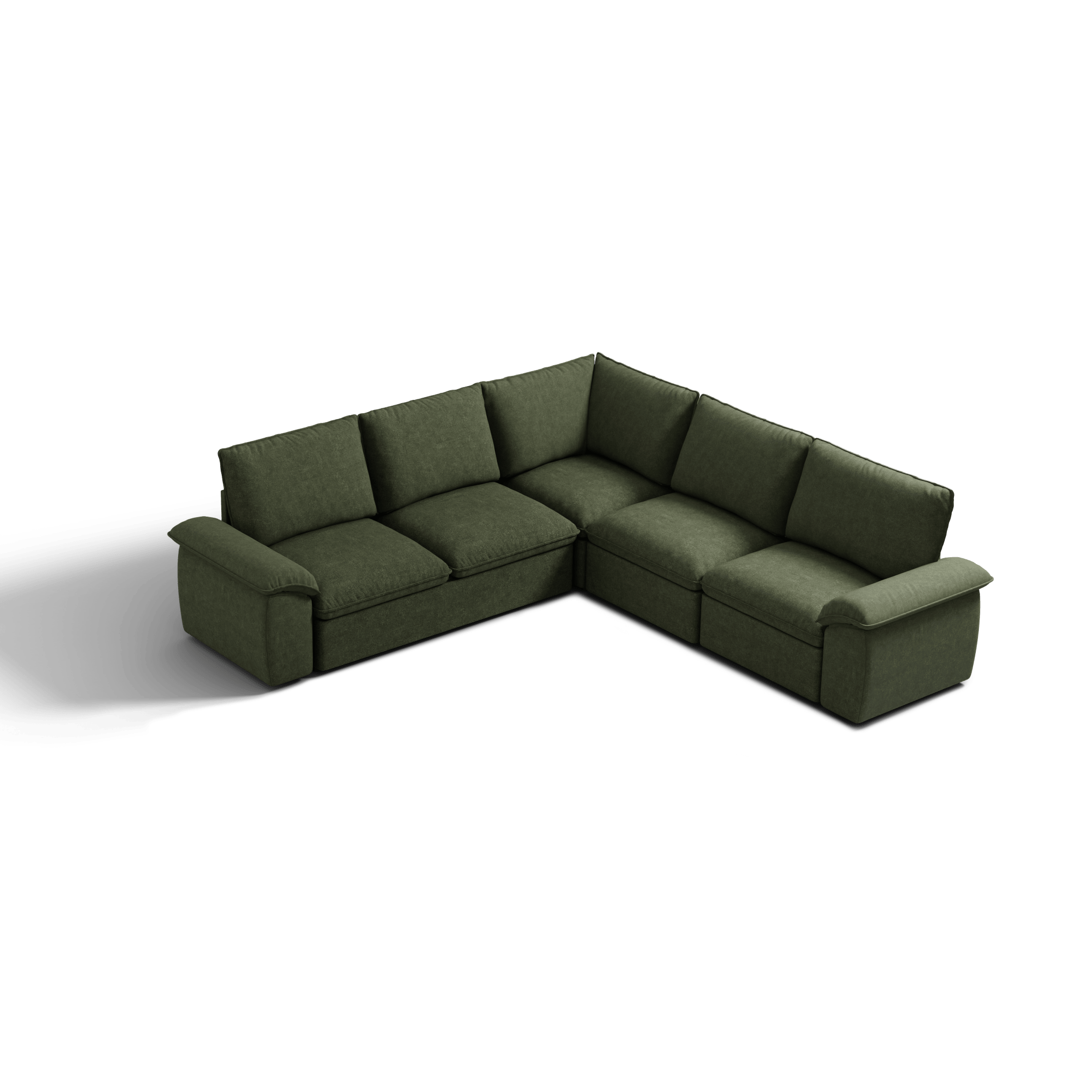 SOMA Retreat II 5 Seat V - shaped, with Hidden One - pull Guest Bed | Nap Armrests