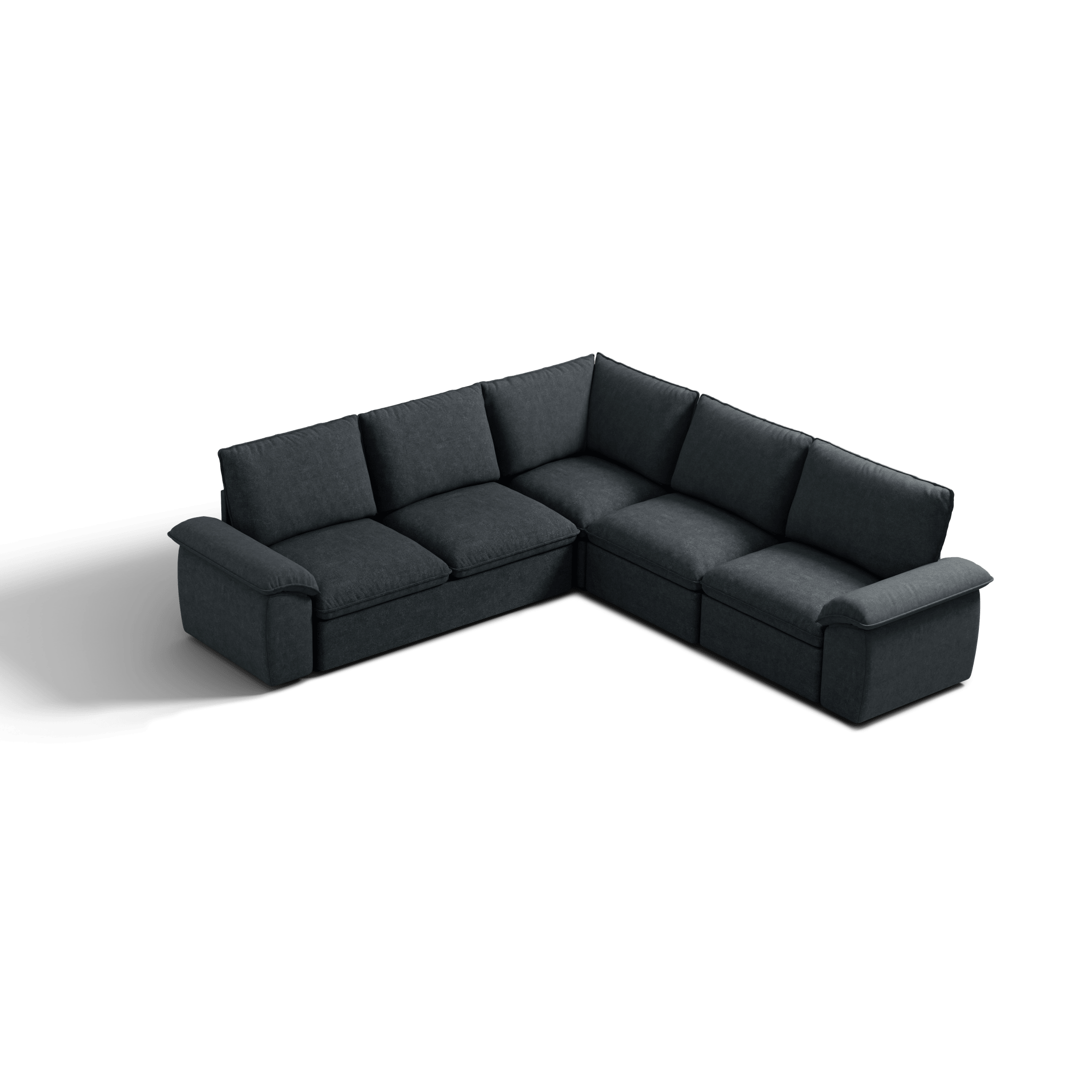 SOMA Retreat II 5 Seat V - shaped, with Hidden One - pull Guest Bed | Nap Armrests