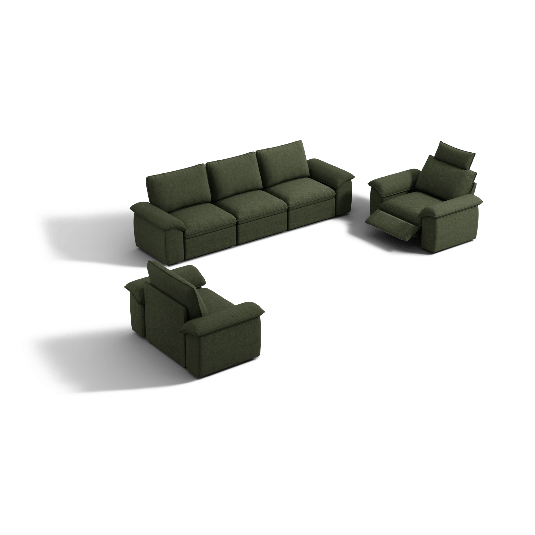 SOMA Bundles 5 Seat Recliner for Guesting Room| Nap Armrests